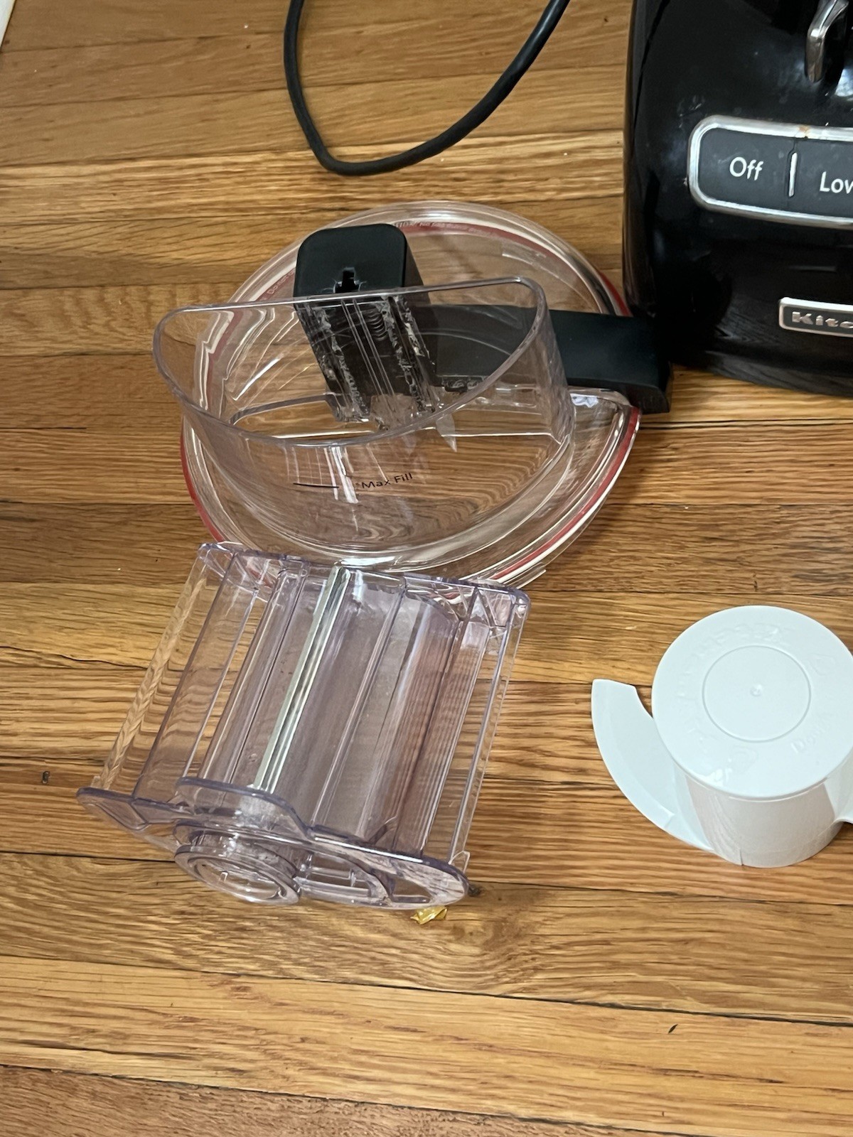 Kitchenaid kfp0933ob0 Black Food Processor W Attachments Works Needs Cleaning