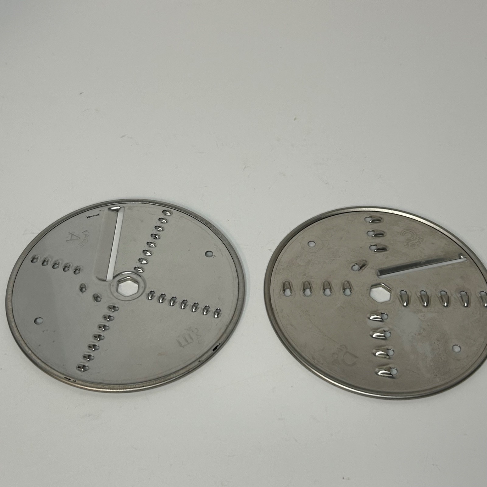 LA MACHINE MOULINEX 354 390 Food Processor Part Disk Cutting Blades Face A B C D