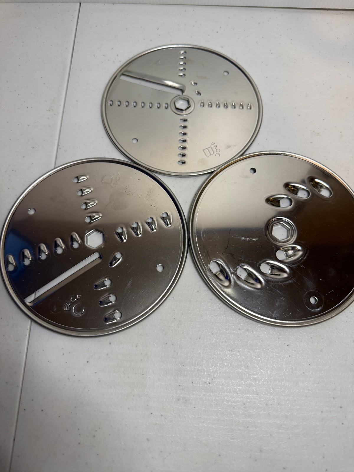 LA MACHINE MOULINEX 354 390 Food Processor Parts Disc Cutting Blades A B C D F