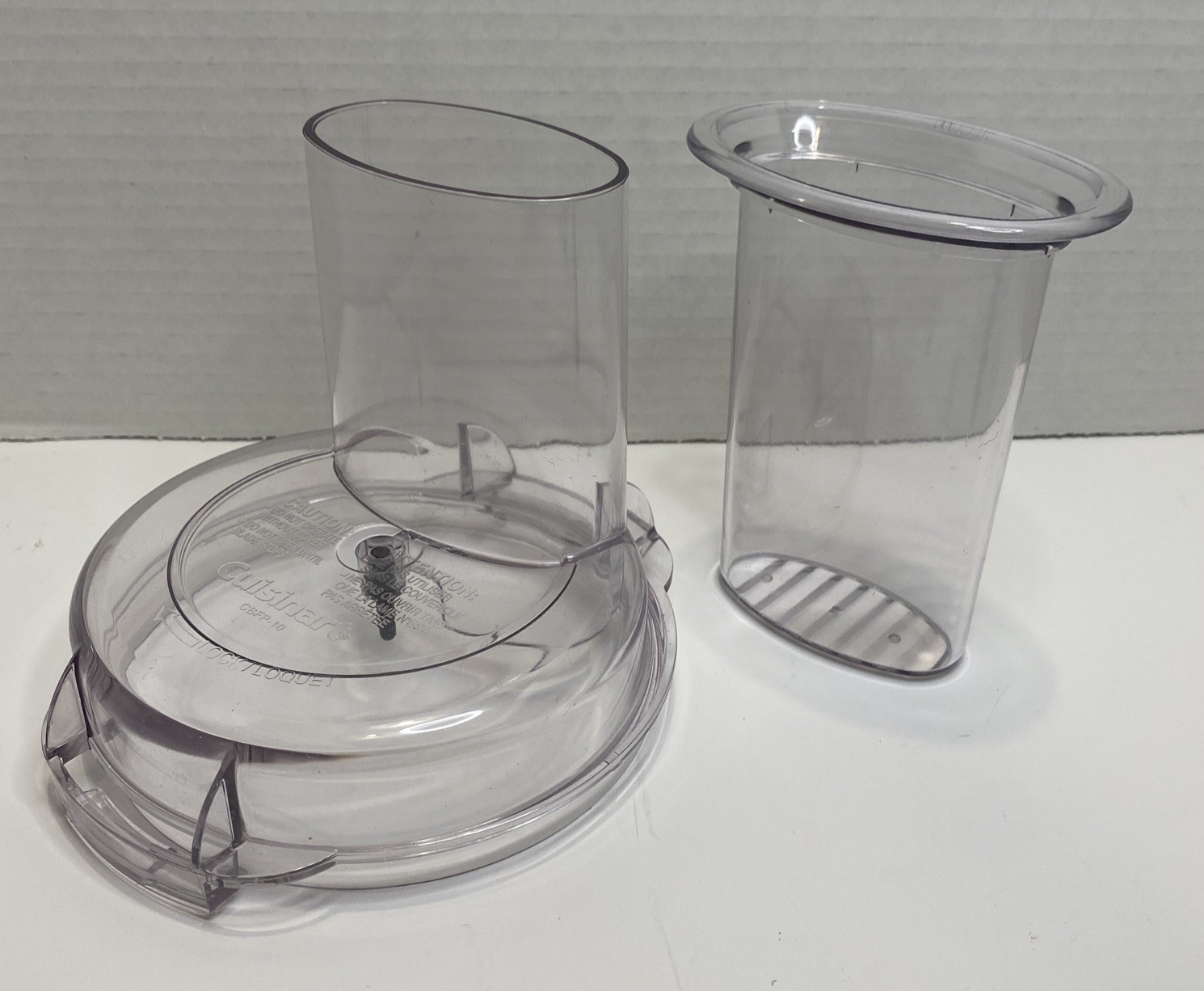 Cuisinart Power Duet Model BFP-10CH Food Processor Lid & Pusher CBFP-10