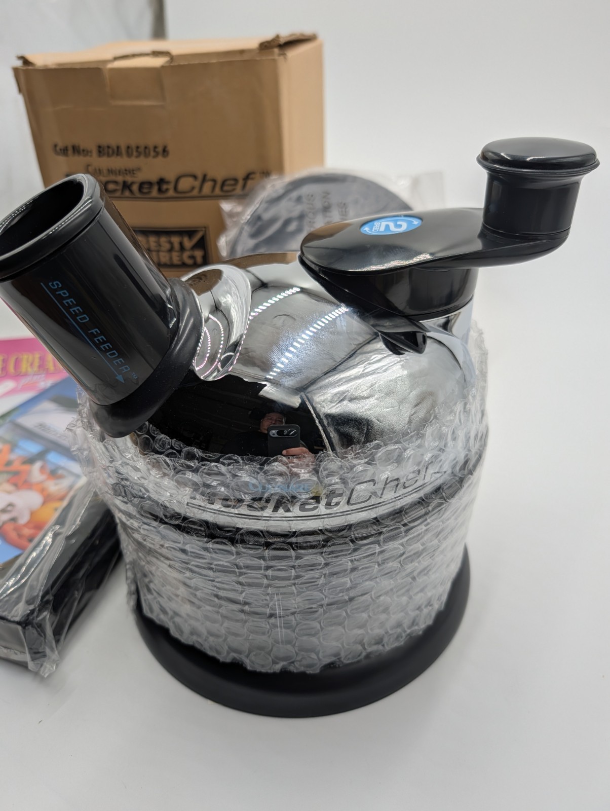 Culinare Rocket Chef Food Processor / Supreme Ice Cream Set BDA 05056 NEW IN BOX