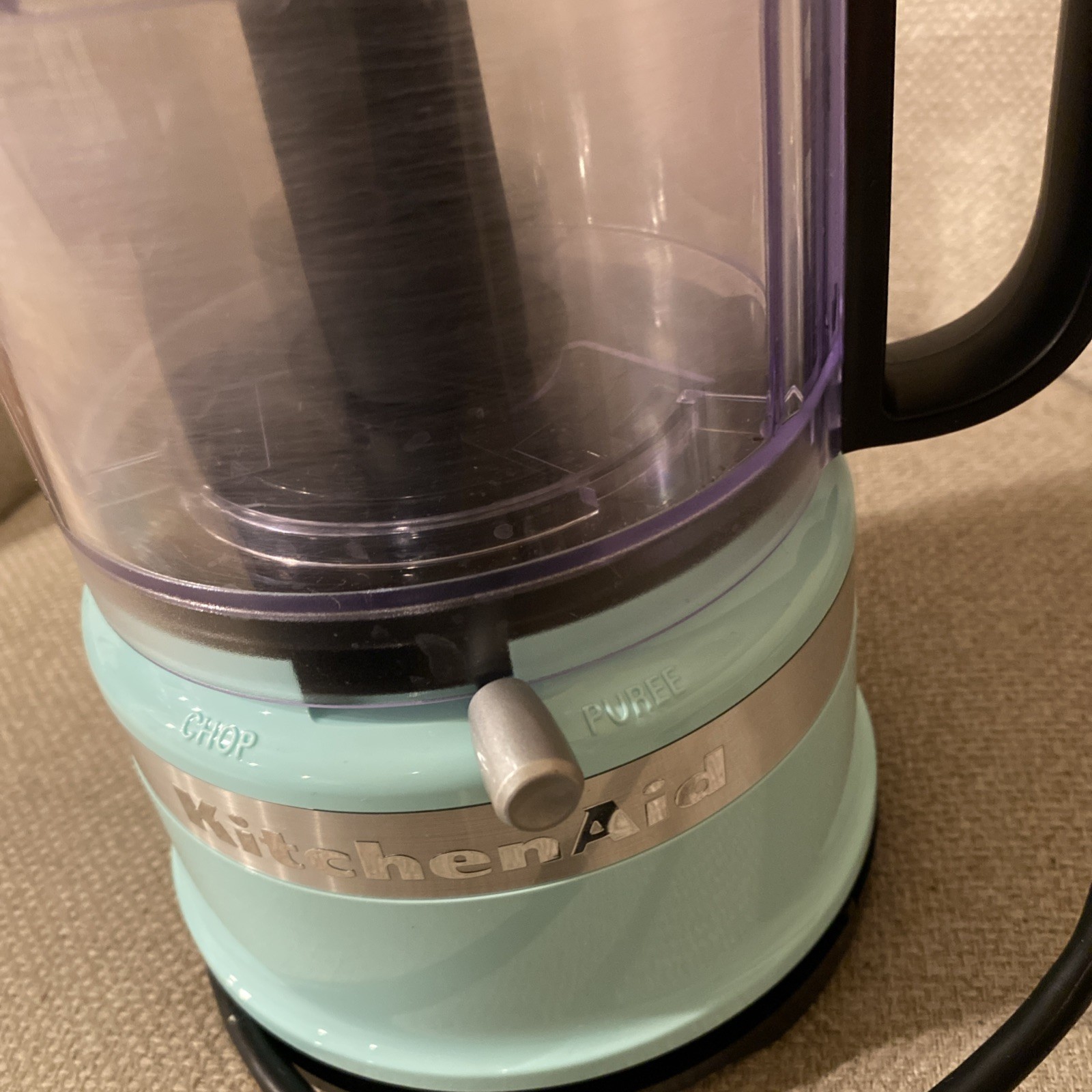 KitchenAid KFC3516AQ Mini Food Processor 3.5 Cup Capacity Aqua Sky