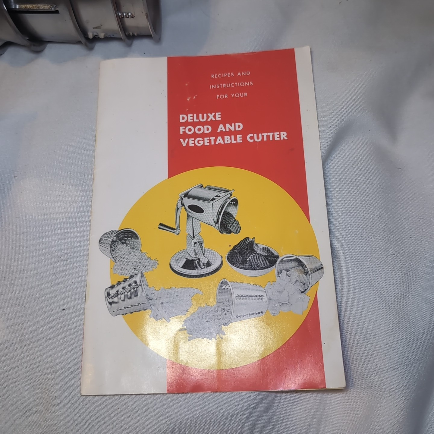Vintage Townecraft 505CR Deluxe Food & Vegetable Cutter W/ 5 Blades & Box