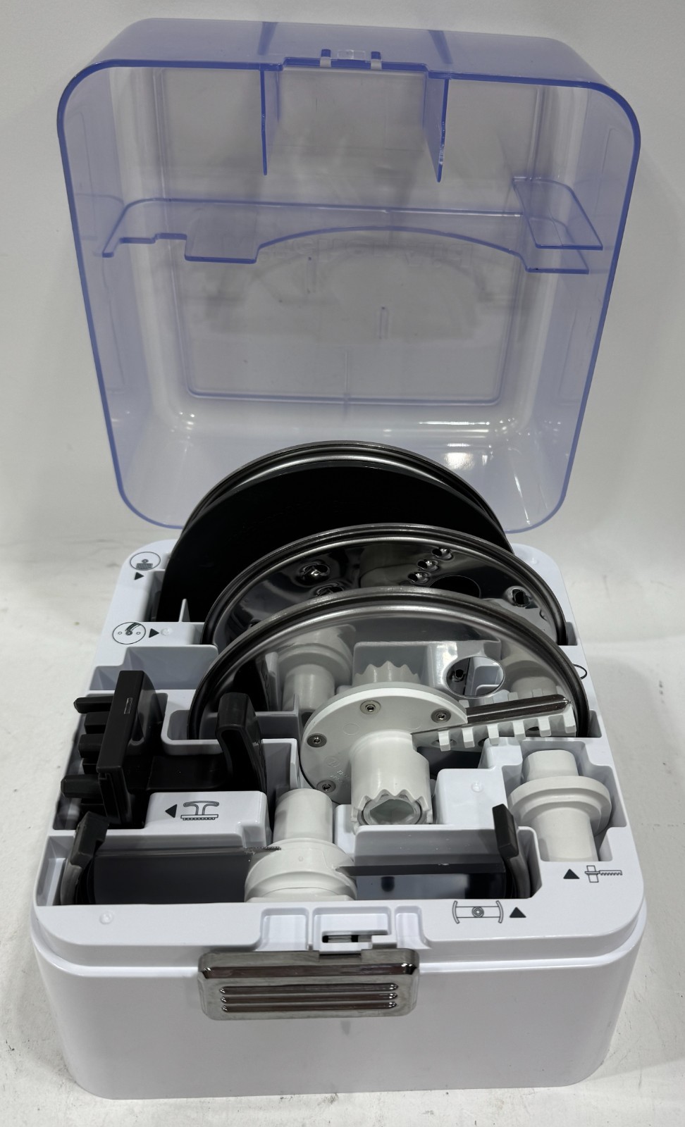 KitchenAid KSM2FPA Food Processor Attachments Blades Replacement w/ Storage Case