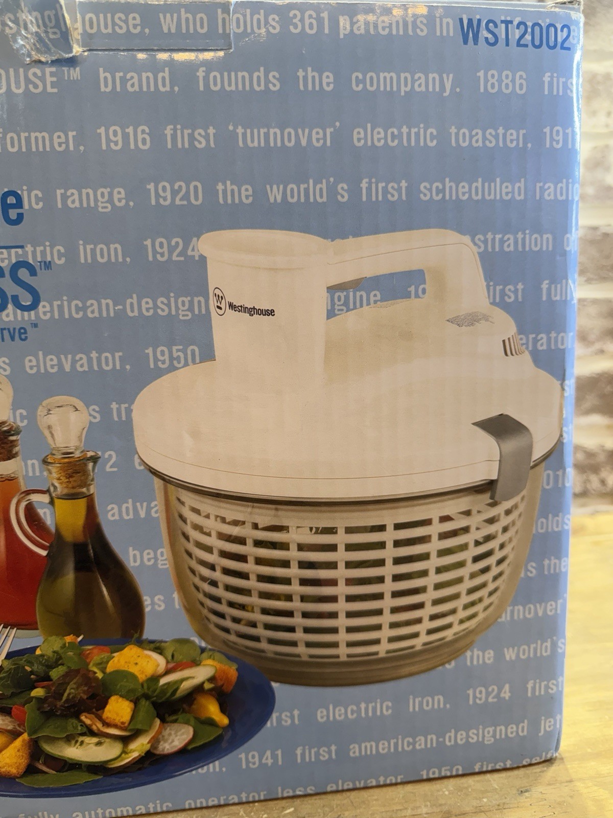 Westinghouse saladXPRESS WST2002 Food Processor Slicer Grater Salad Spinner