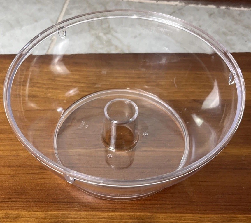 Farberware FP3200 12 Cup Food Processor Small Work Bowl Parts Replacement Clear