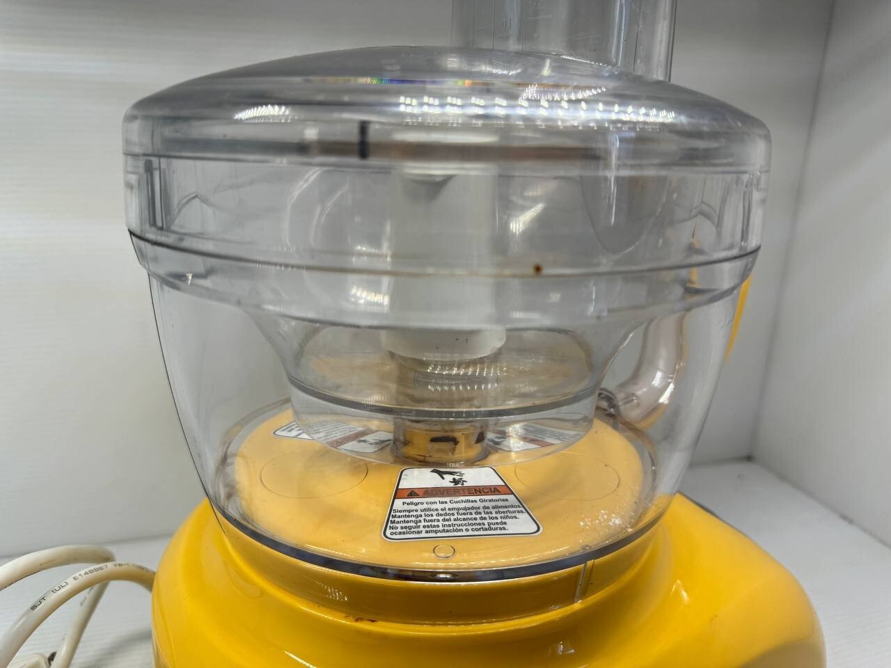 KitchenAid Food Processor KFPW740QBF1, AC 120V 60Hz 5.8A Max In Yellow Color