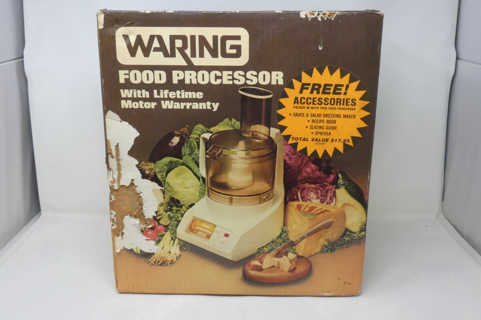 NEW Waring Food Processor FP510-1 White Slicing Shredding Discs Rotary Blade NOS