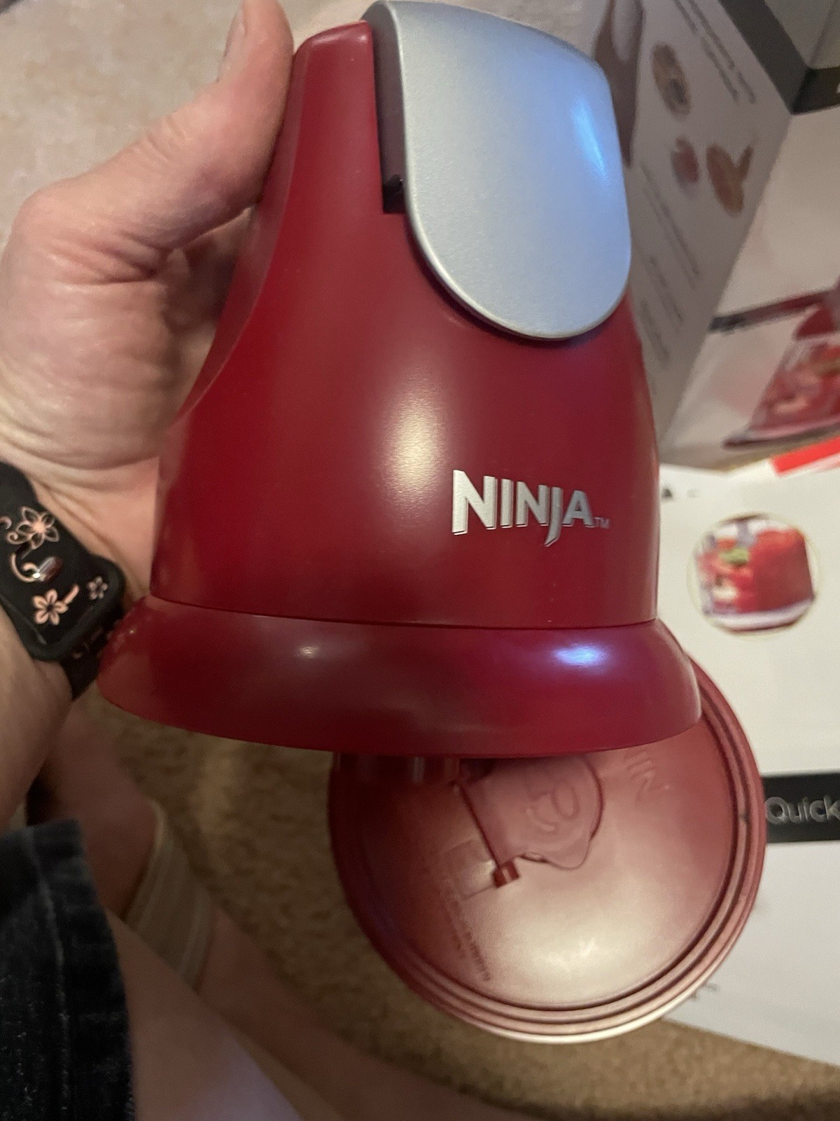 Ninja Express Chop Food Chopper 16 oz Bowl Chop Mince Purée FAST NJ100GR NIB