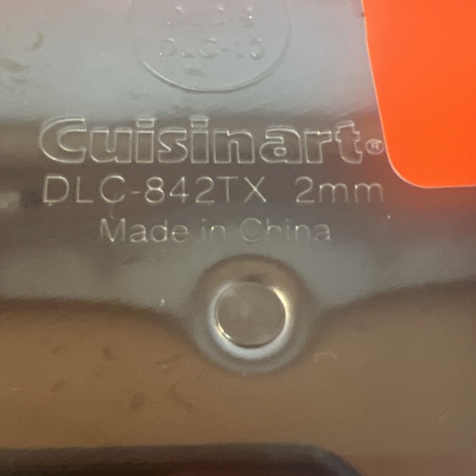 Cuisinart Pro Cust 11Shred Slice Disc Stem DLC-837TX, 842TX, 844TX, 839ATX DLC-8