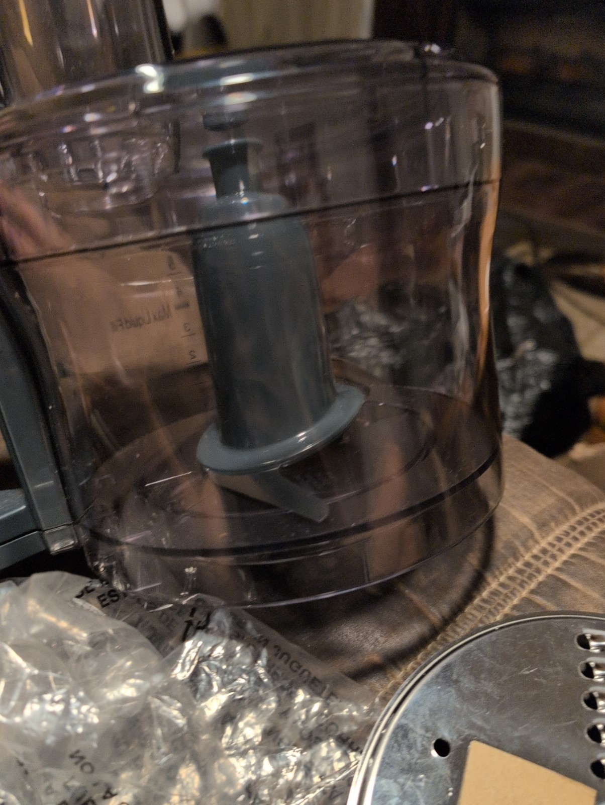 Cuisinart 8-Cup Food Processor FP-8 WORK BOWL, LID, BLADE & PUSHER Parts Used
