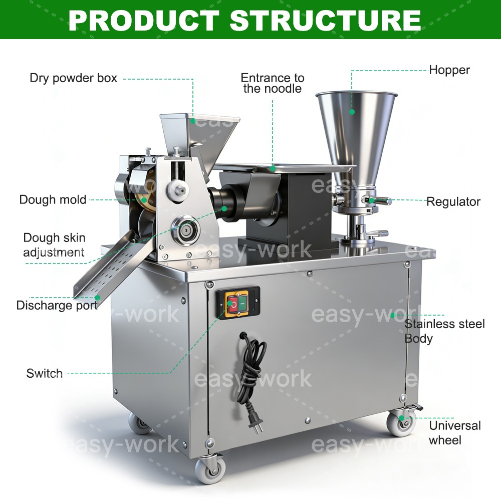 Automatic Dumpling Maker Machine For Samosa Empanadas Ravioli Food Workshops