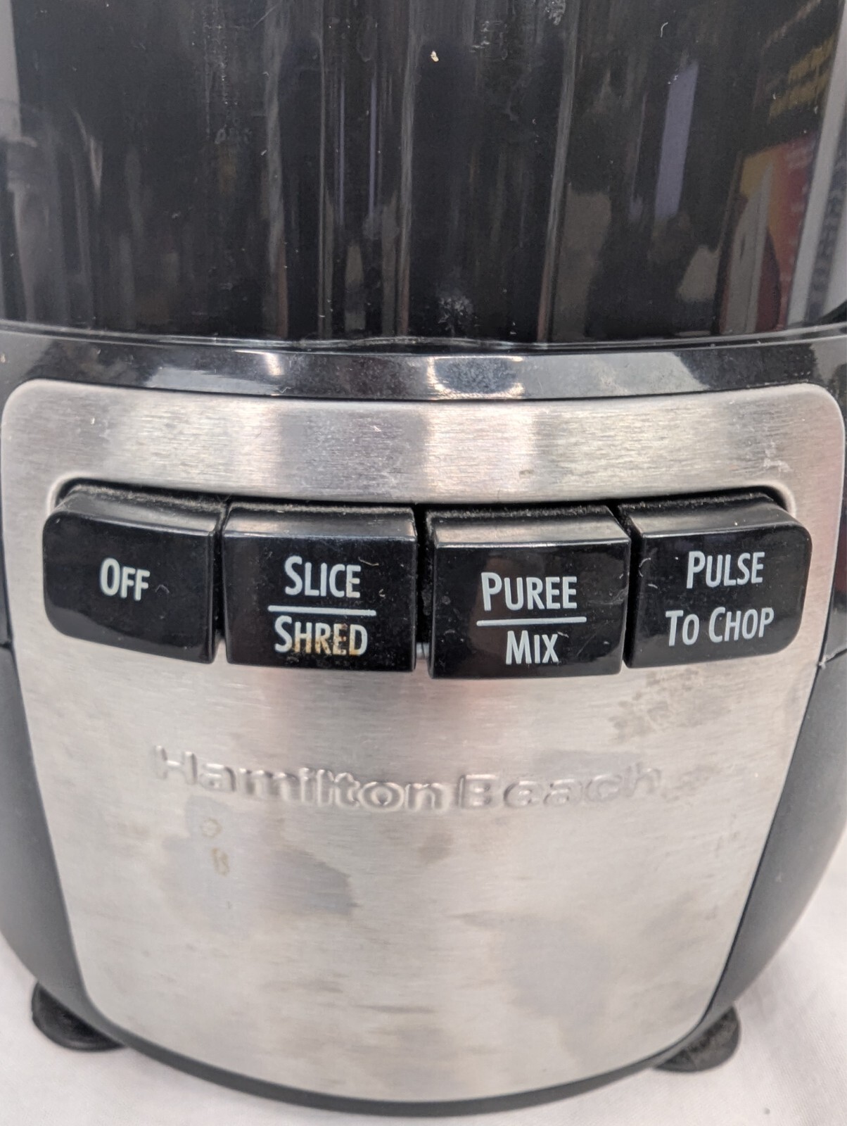 Hamilton Beach Stack N’ Snap Food Processor Model 70721 Black 3 Speed Motor Base