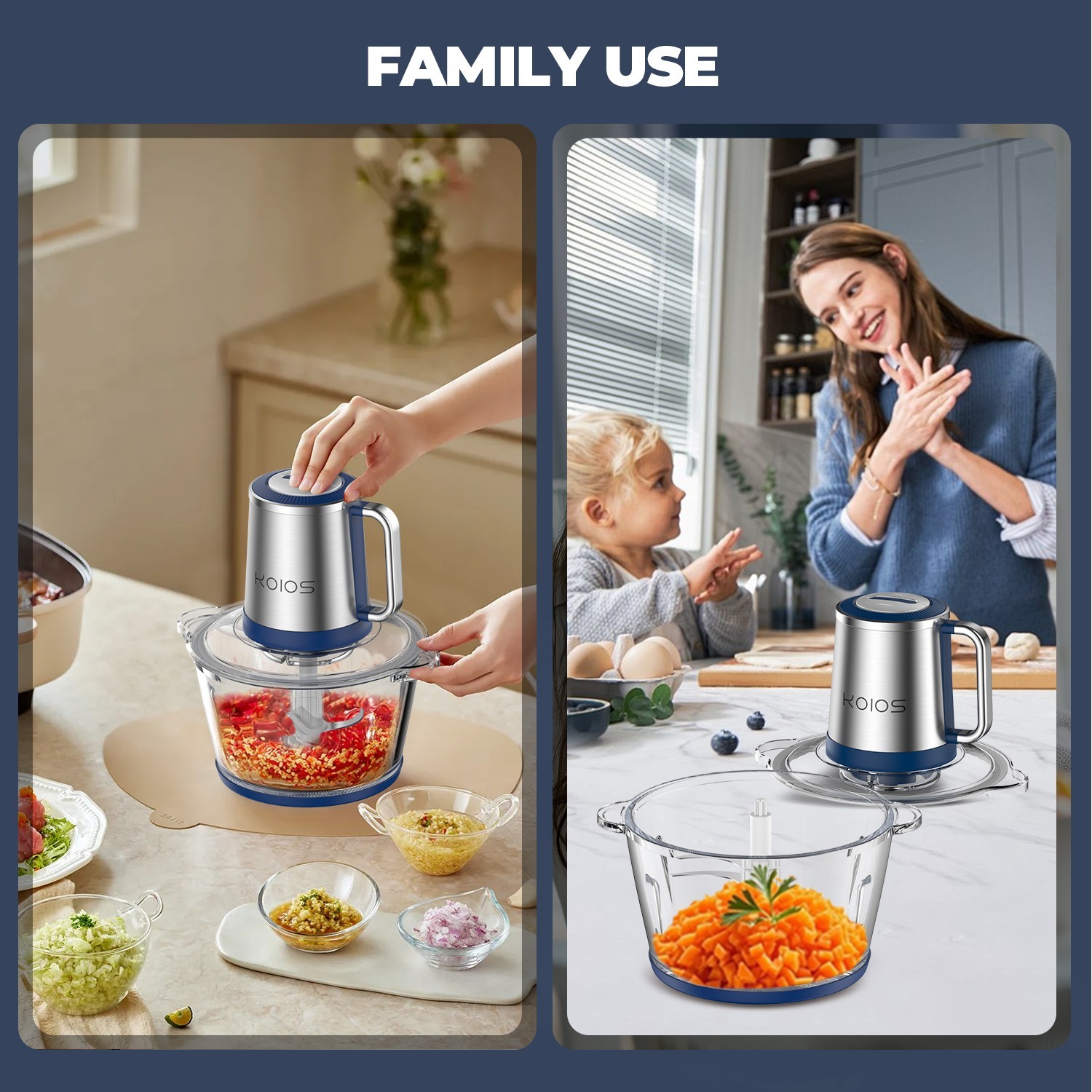 KOIOS Centrifugal Juicer Cold Press Extractor Fruit Vegetable Juice Maker 1200W