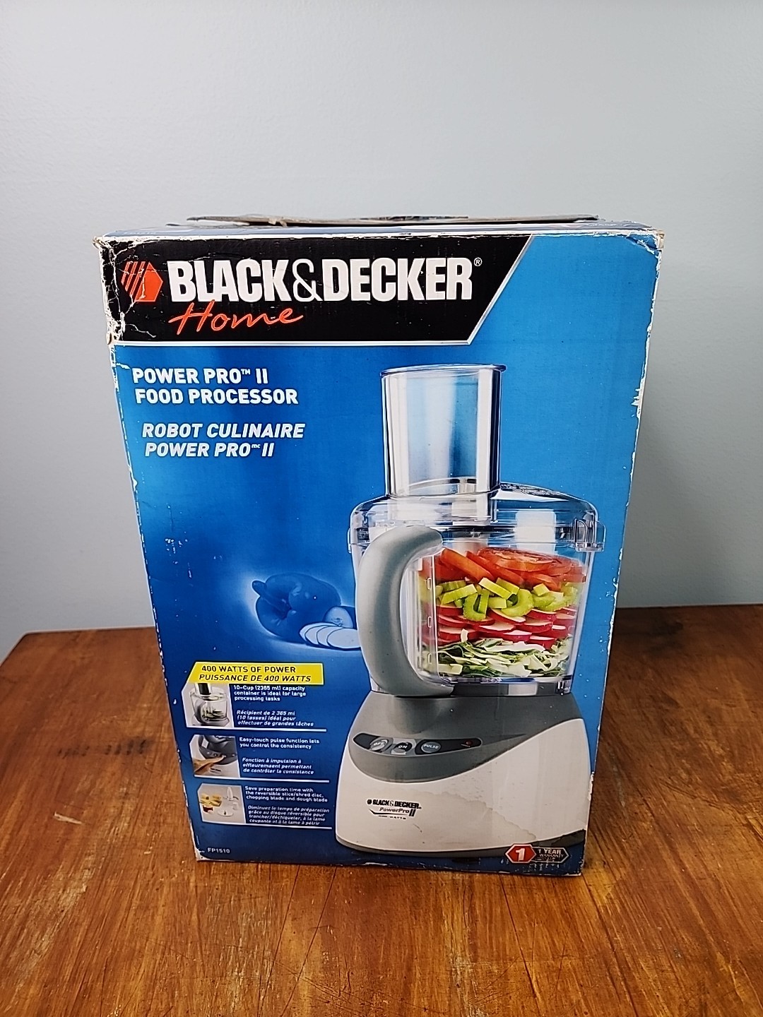 Black & Decker Power Pro II 10 Cup Food Processor FP1510 Open Box New