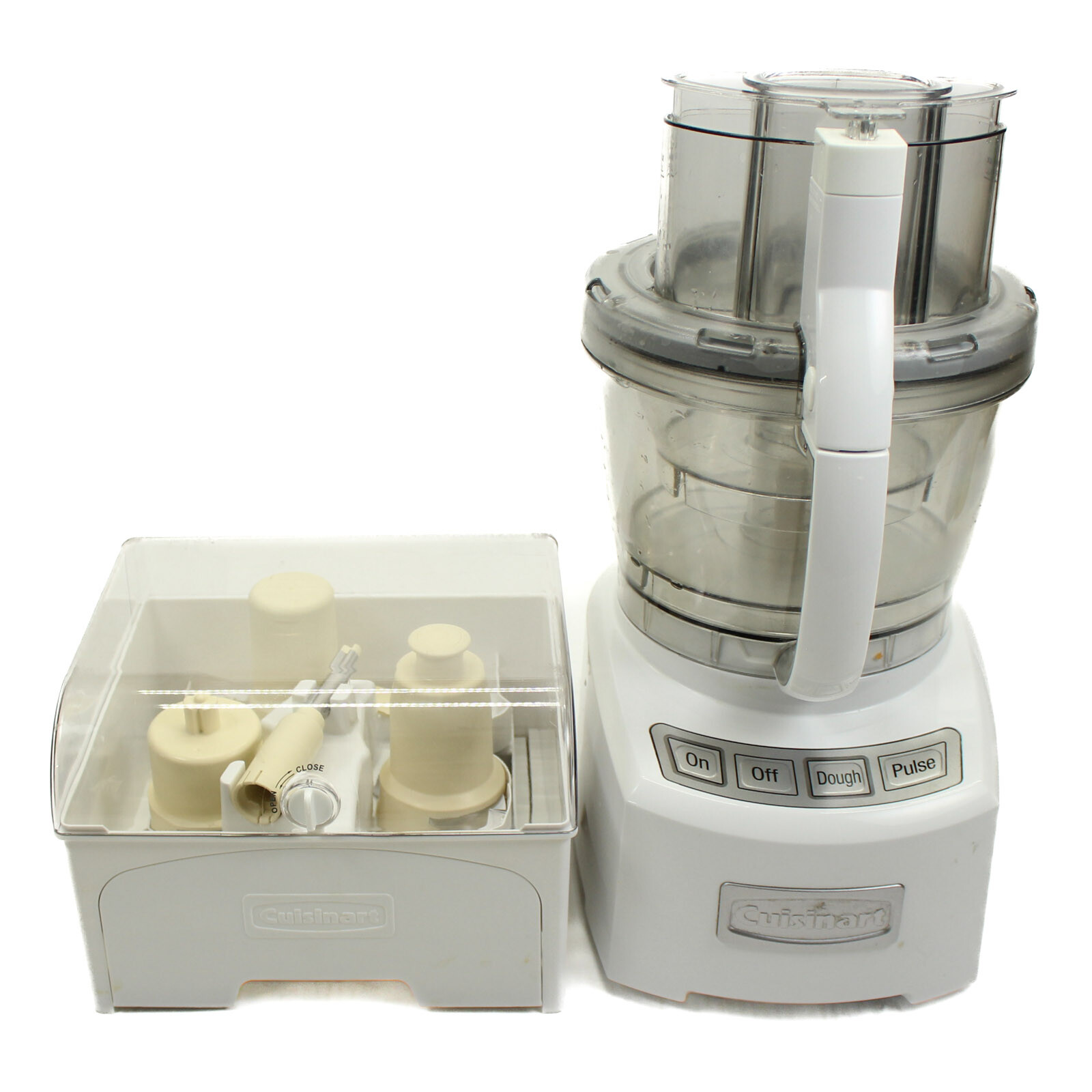 Cuisinart Food Processor and Chopper FP-14 with Accessory Case All White