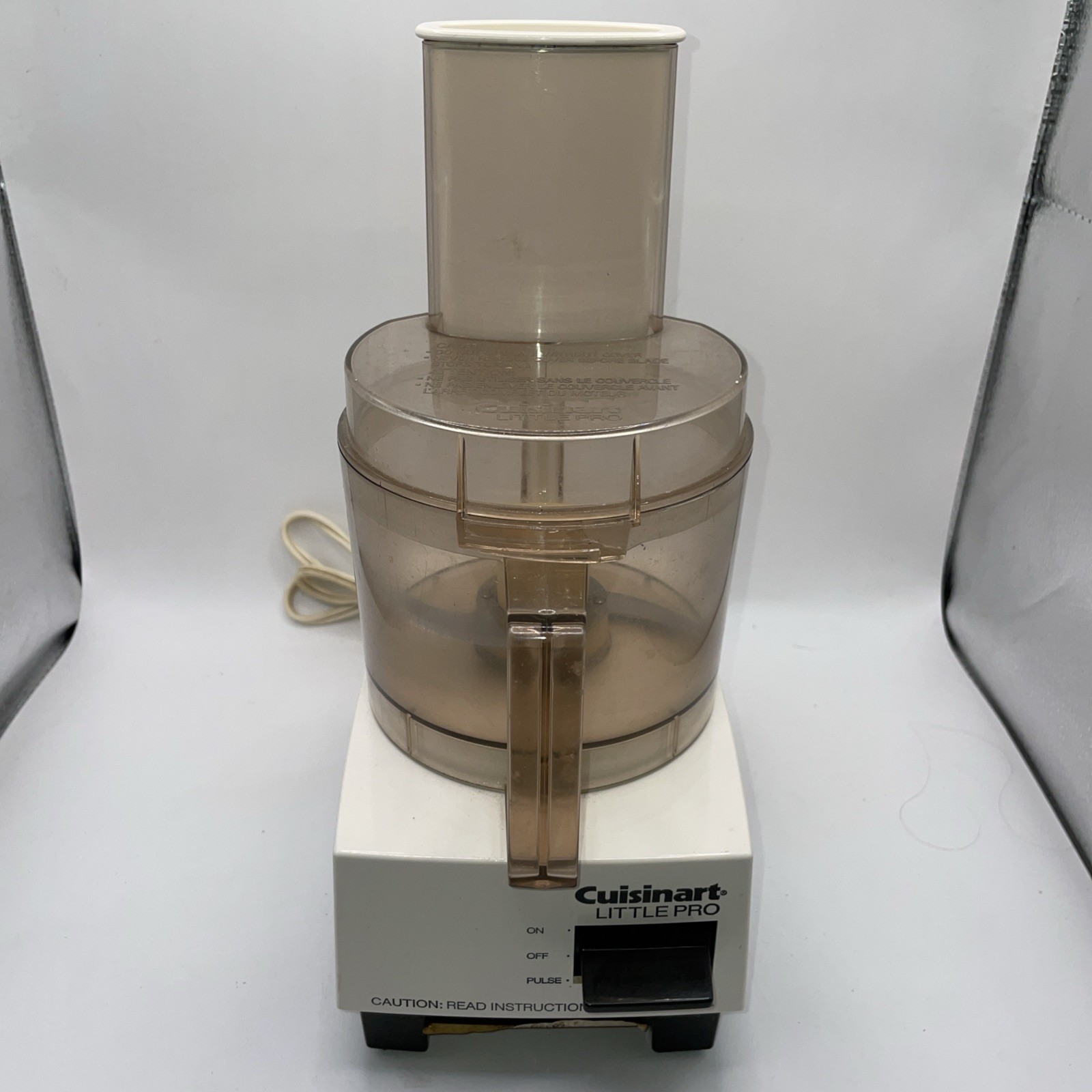Vintage Cuisinart Little Pro Plus Food Processor w/ Blade – Tested & Working