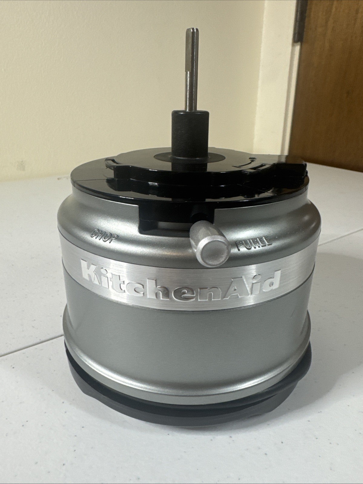 Kitchenaid KFC3516 3.5 Cup Food Chopper Replacement Part Motor Base Silver Works