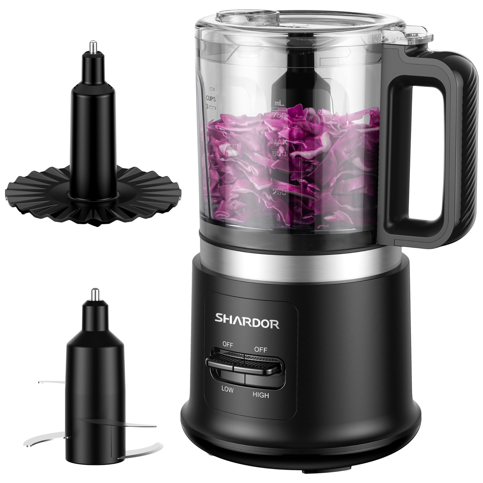 Food Chopper, 4 Cup Mini and Fast Food Processor, Electric Meat Grinder with …