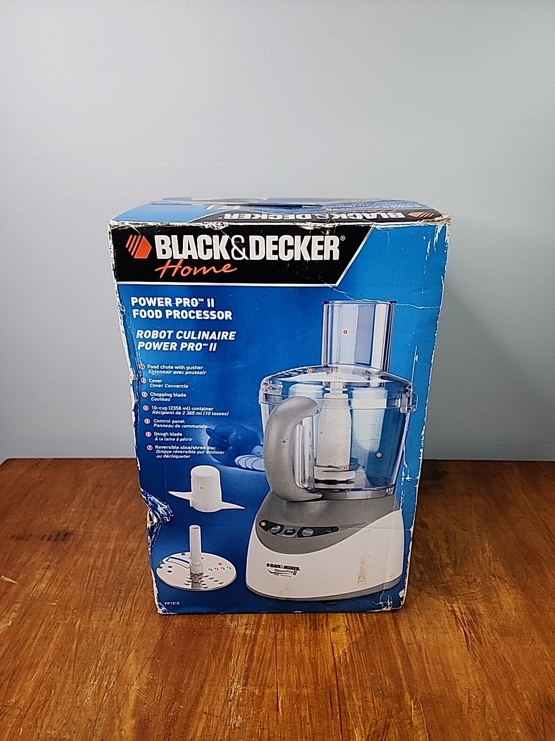 Black & Decker Power Pro II 10 Cup Food Processor FP1510 Open Box New