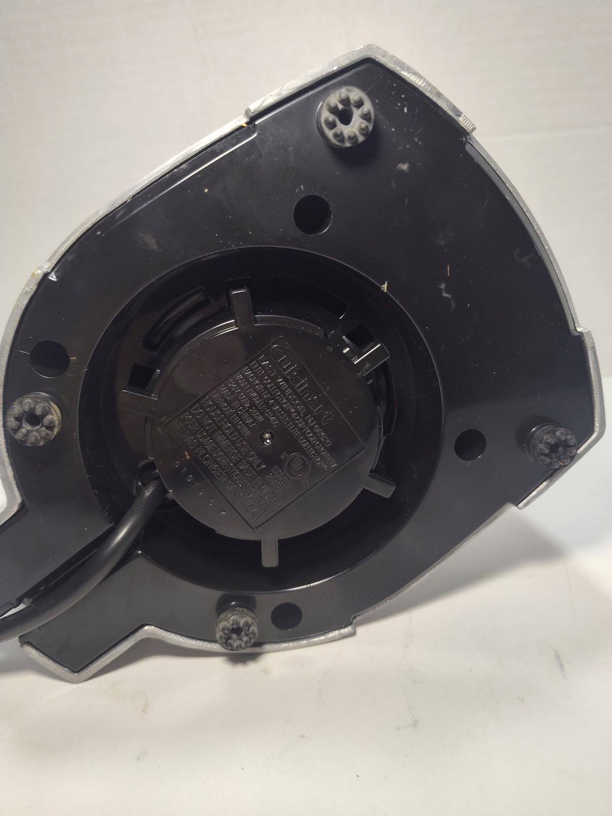 Cuisinart CH-4DC Elite 4 Cup Food Chopper Motor Base Only Silver Tested s OEM