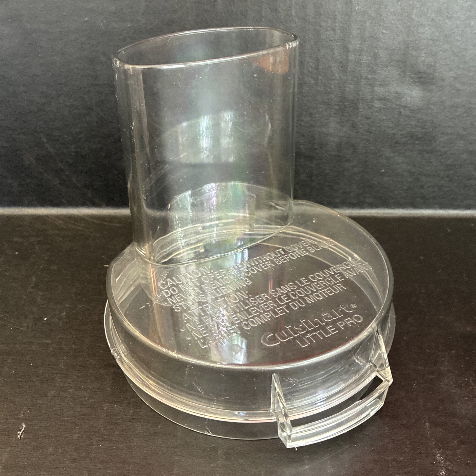 Cuisinart Little Pro Handy Prep Replacement Lid Bowl Pusher Chute Attach.