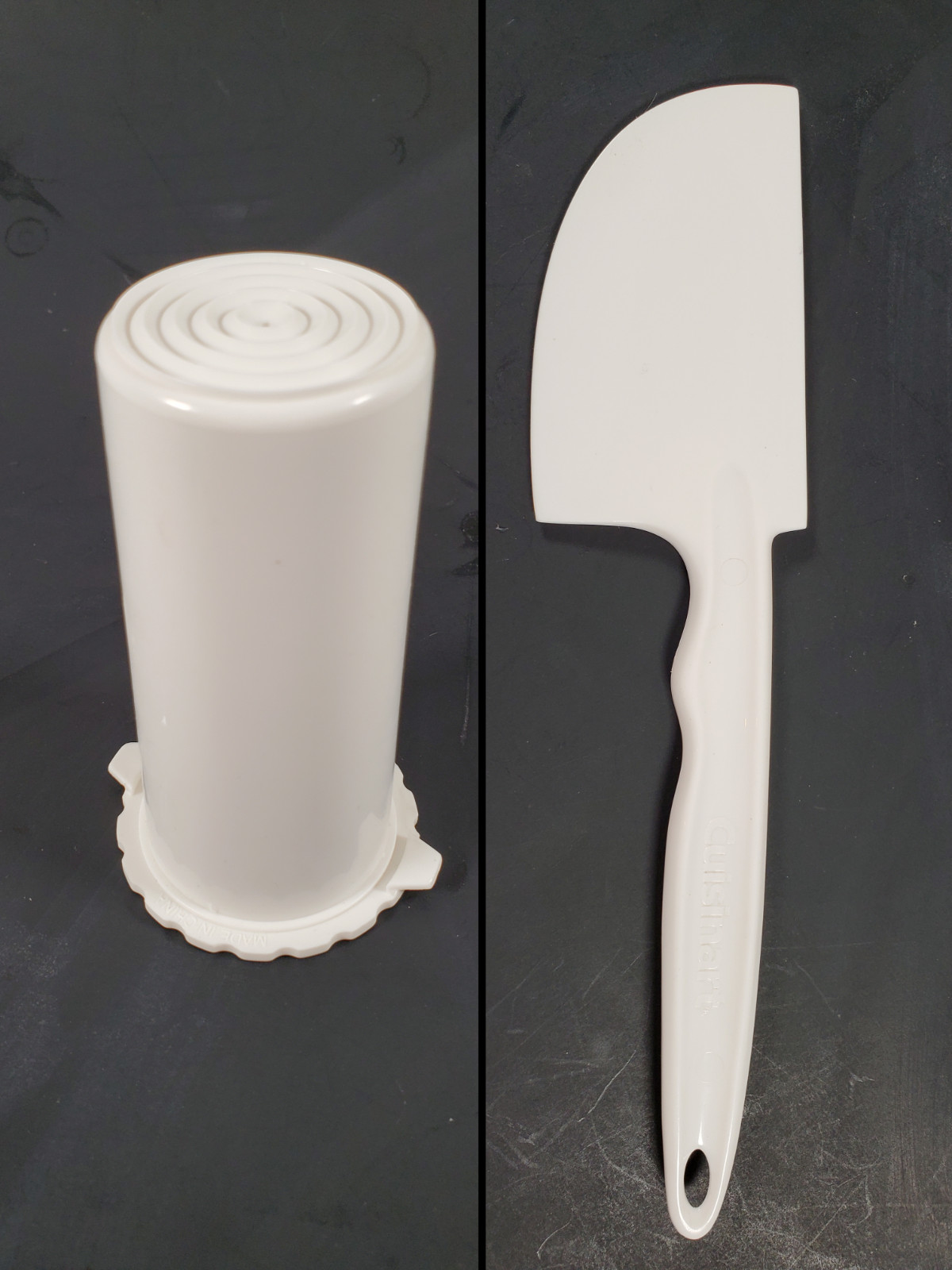 Cuisinart DLC-8 OEM Replacement Pusher DLC-020BTX White Deluxe 11 & Spatula