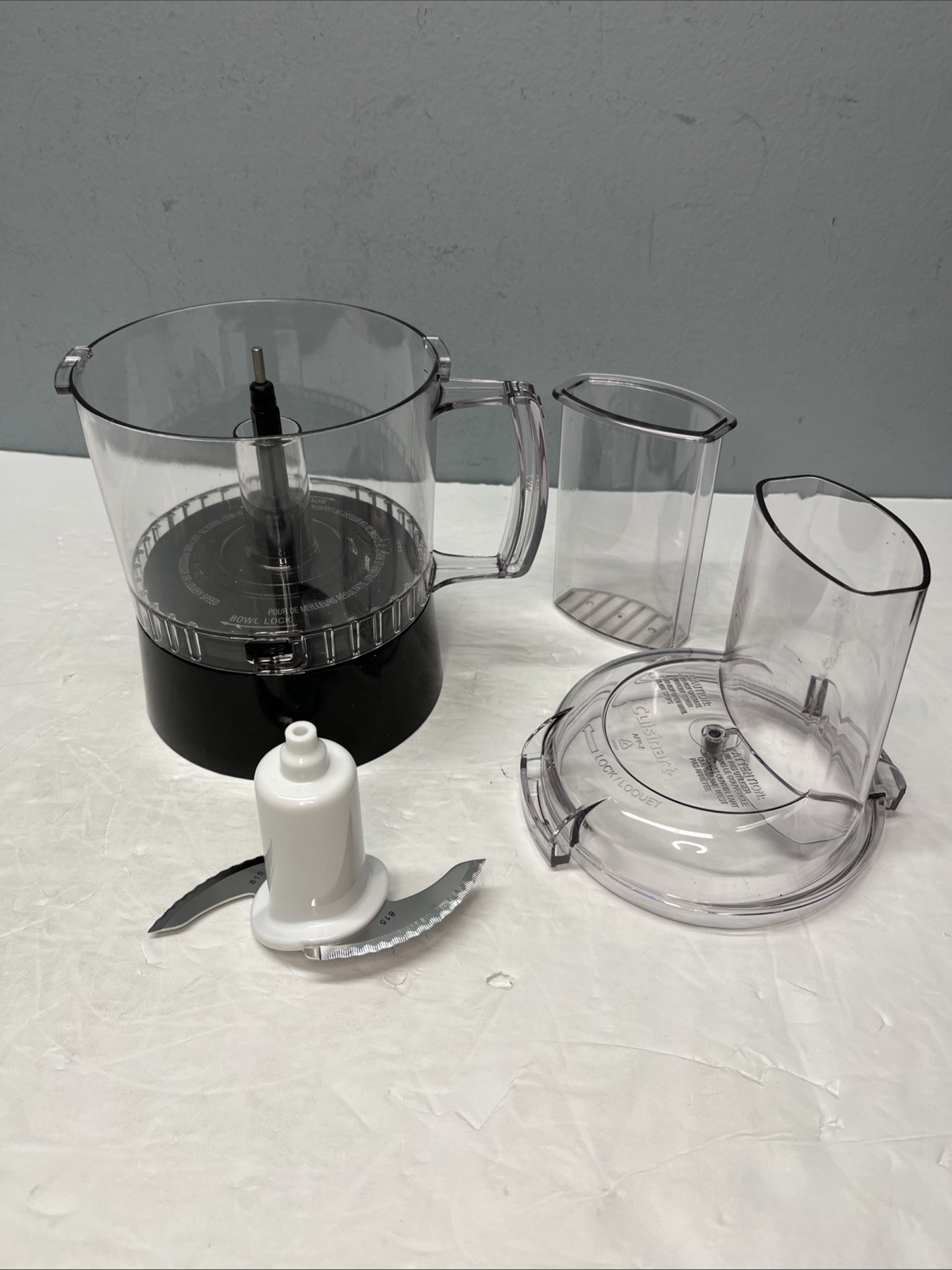 Cuisinart AFP-7 Food Processor Replacement Lid Cover Work Bowl Pusher Blade LNC