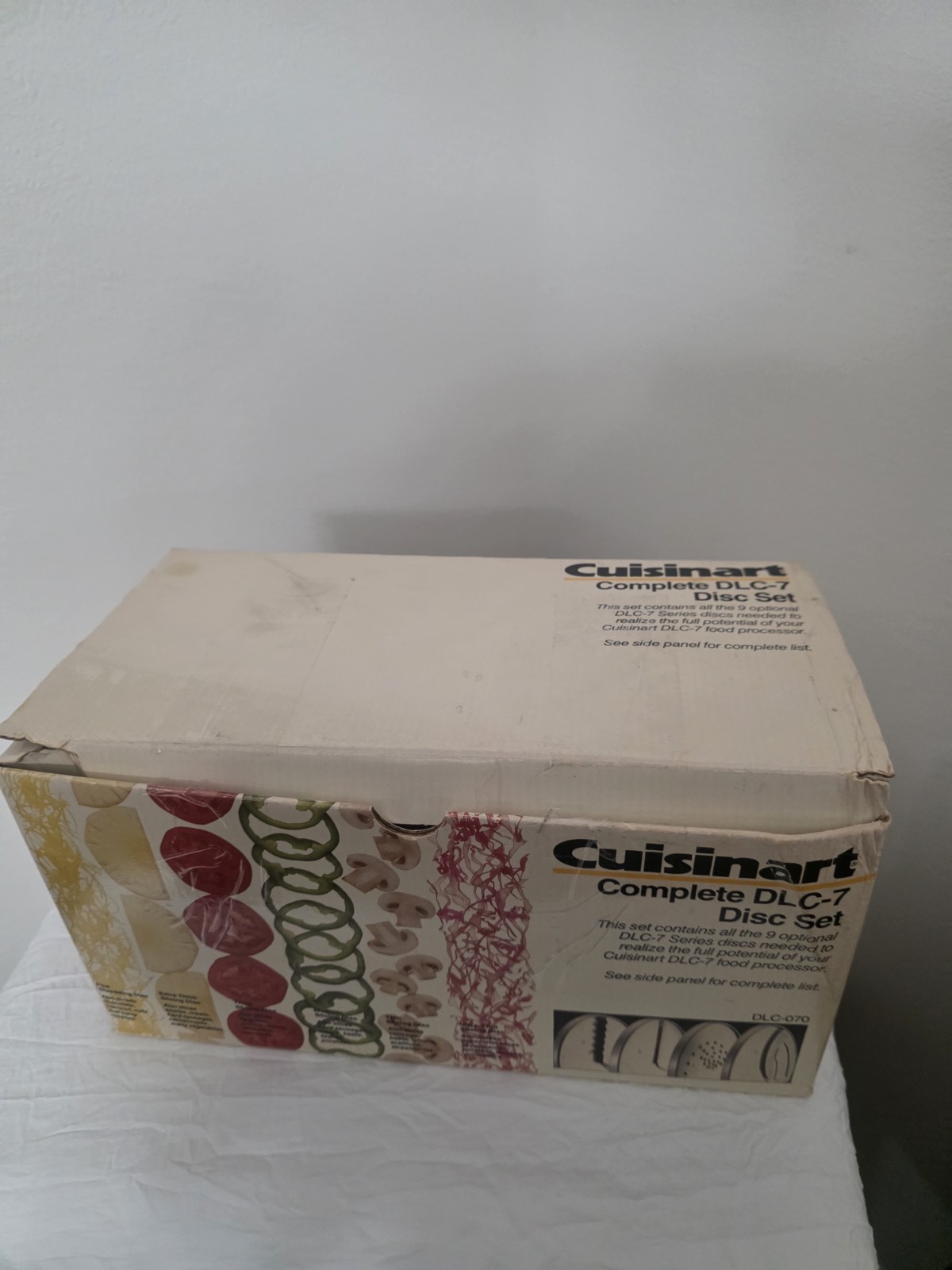 Vintage Cuisinart DLC-7 Complete 9 Disc Set DLC-070. Missing Three Discslo