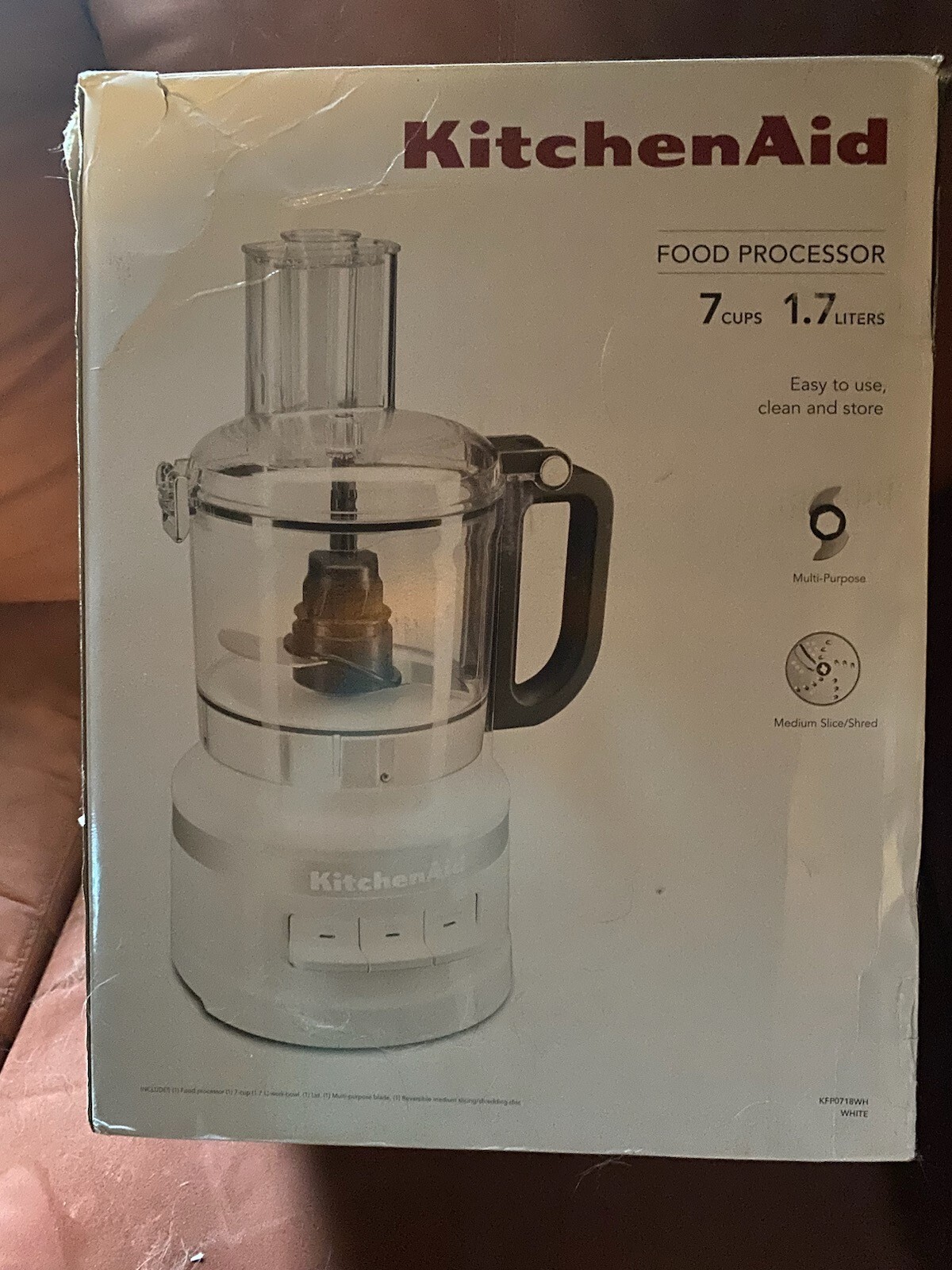 White – K.I.T.C.H.E.N.A.I.D 7-Cup Food Processor – KFP0718|1687 KitchenAid 1.7 L