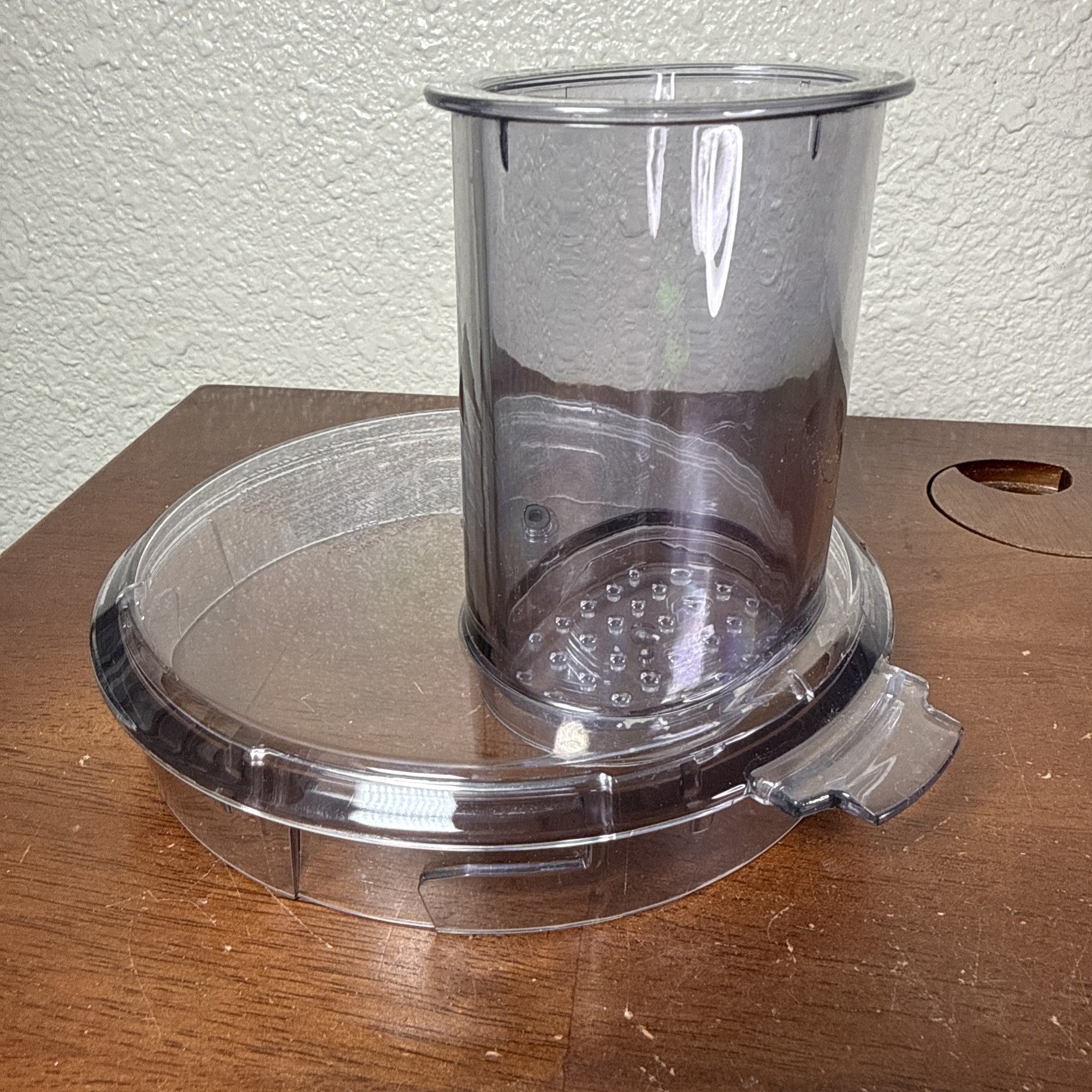 Cuisinart Elemental 8 Cup Work Bowl Lid Cover FP-8WBC + Pusher FP-8P OEM