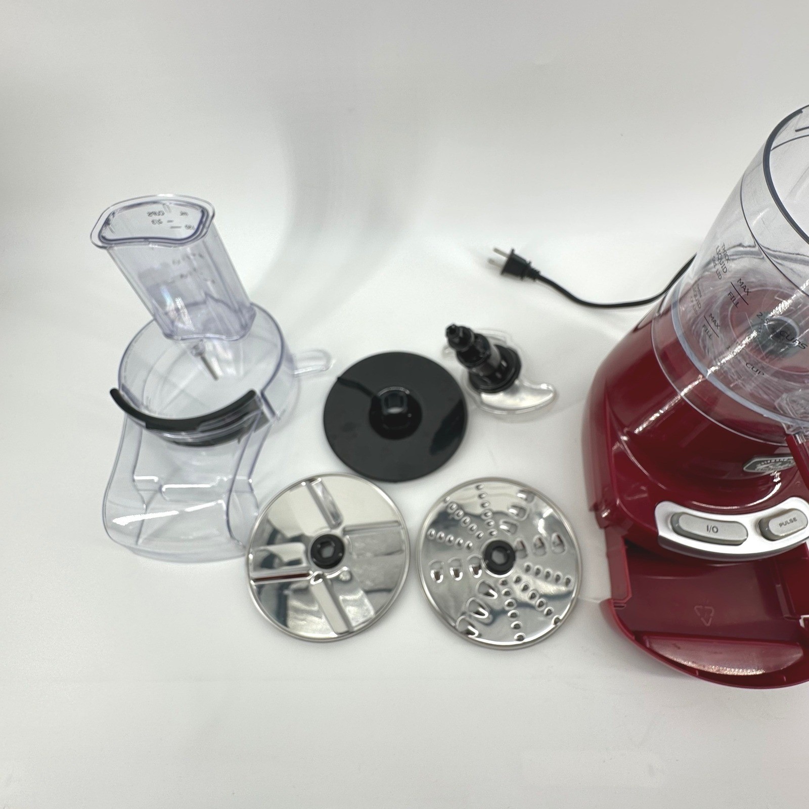 Wolfgang Puck Food Processor Bistro Collection 2.5 Cup Red Tested