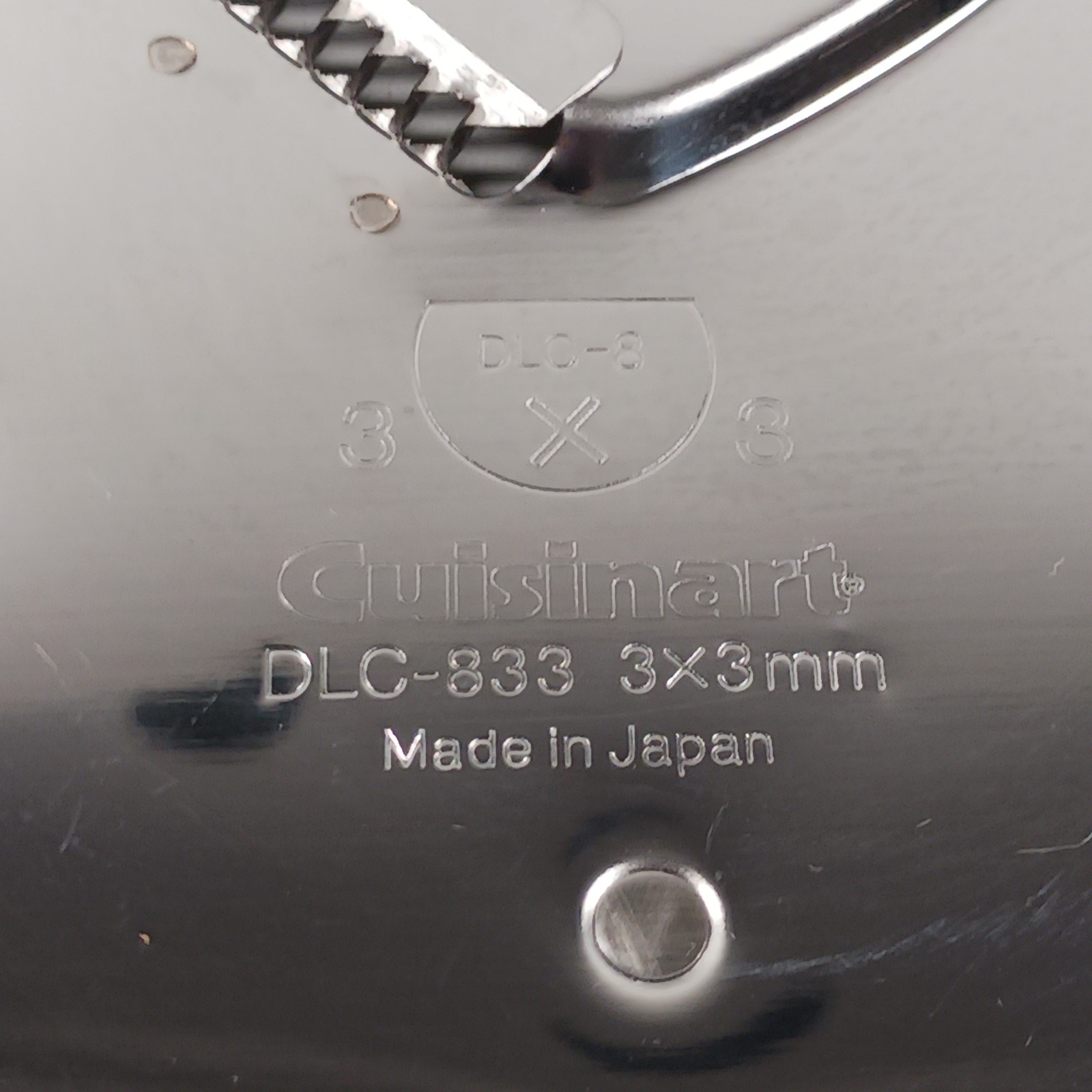 Cuisinart DLC-8 Food Processor Disc Blade Set of 7 Blades and Holder Stand