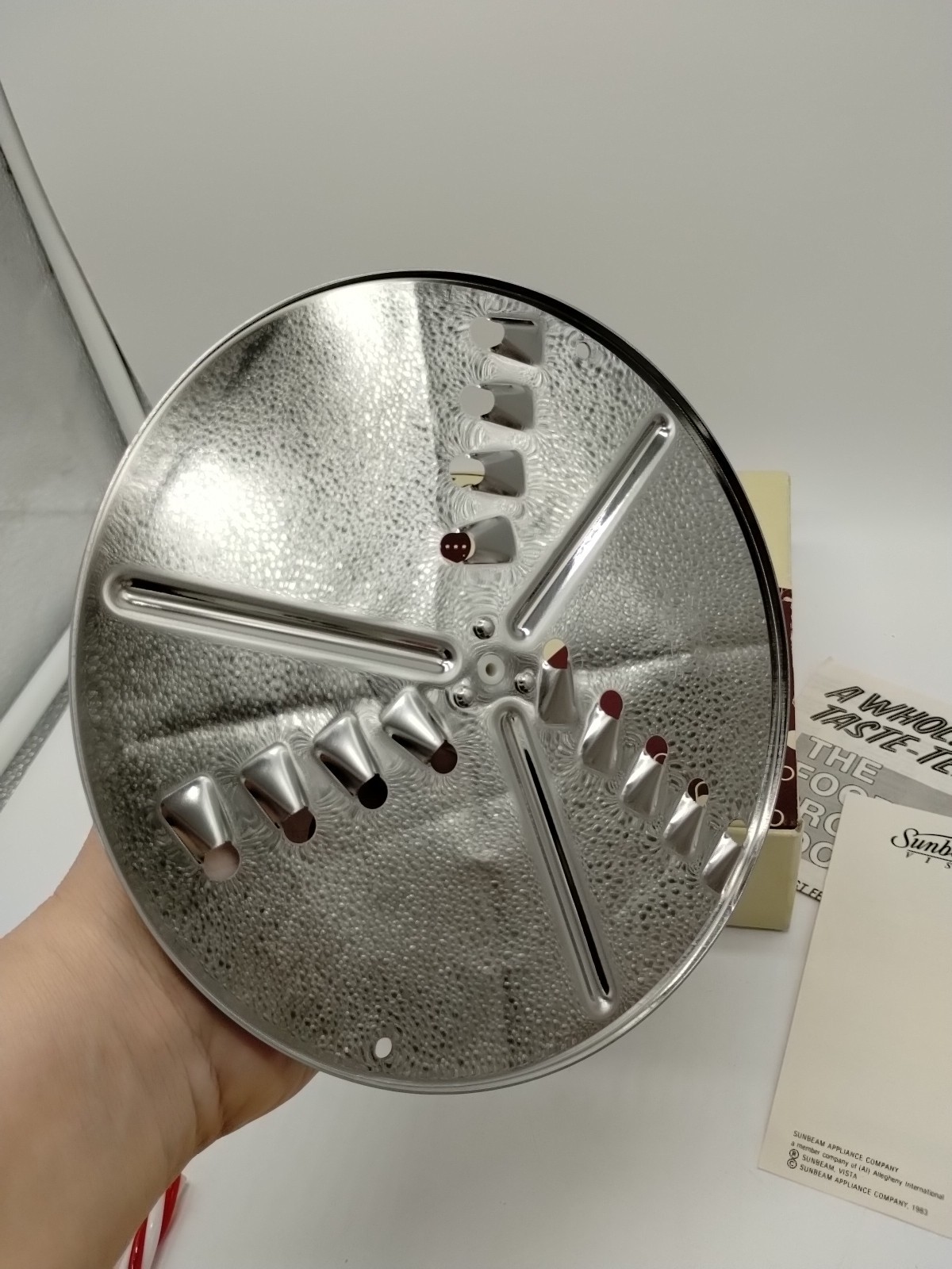 Sunbeam Vista Coarse Shredder Blade #94930 For Food Processor 84071 Stainless
