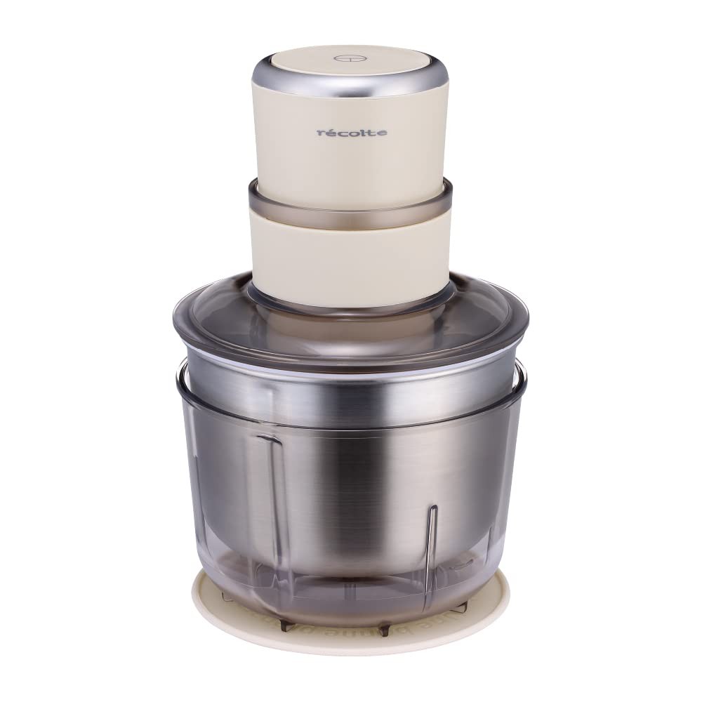 Recolte Food Processor Combo RCP-6 (W) Cream White Color AC 100V 50/60Hz
