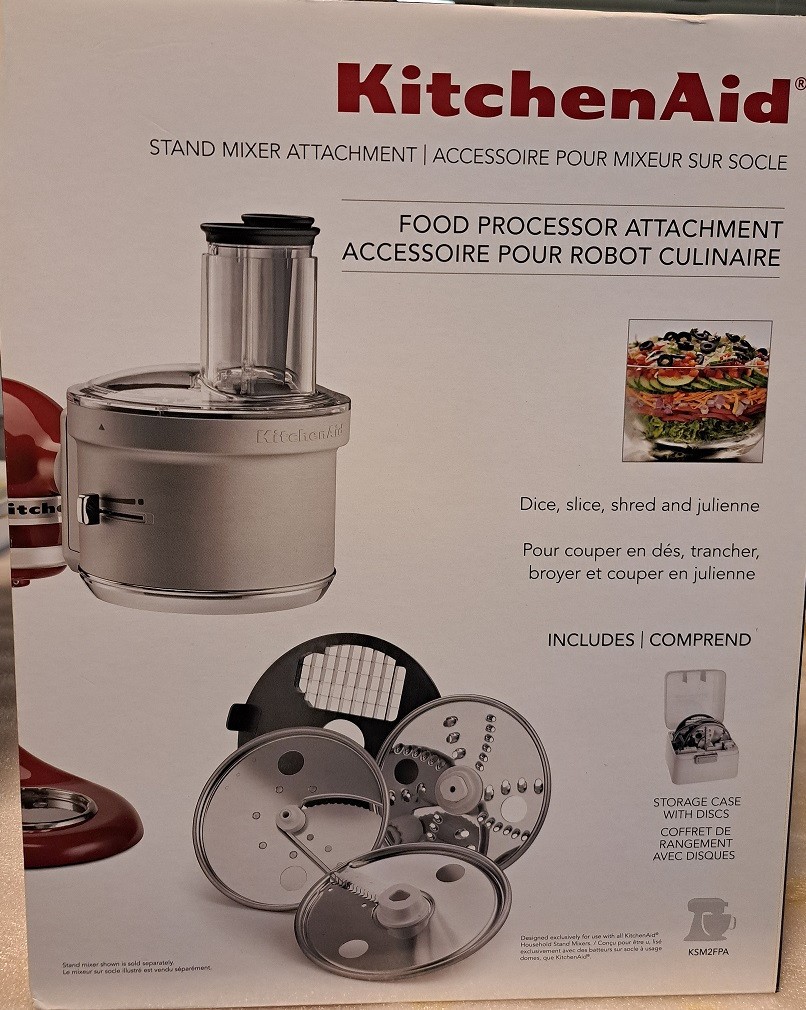 Kitchenaid Food Processor Attachment for Stand Mixer KSM2FPA