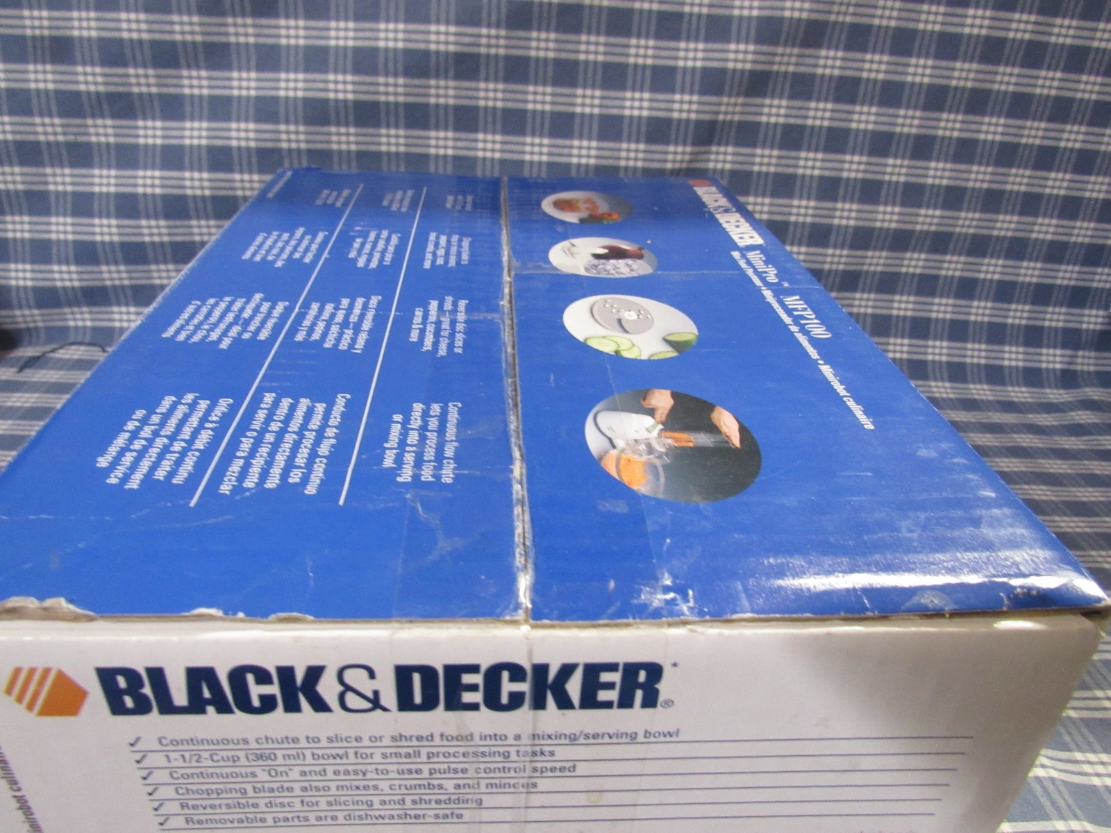 Black Decker MFP100 Mini Food Processor (Pre-Owned See Video) FAST FREE SHIPPING