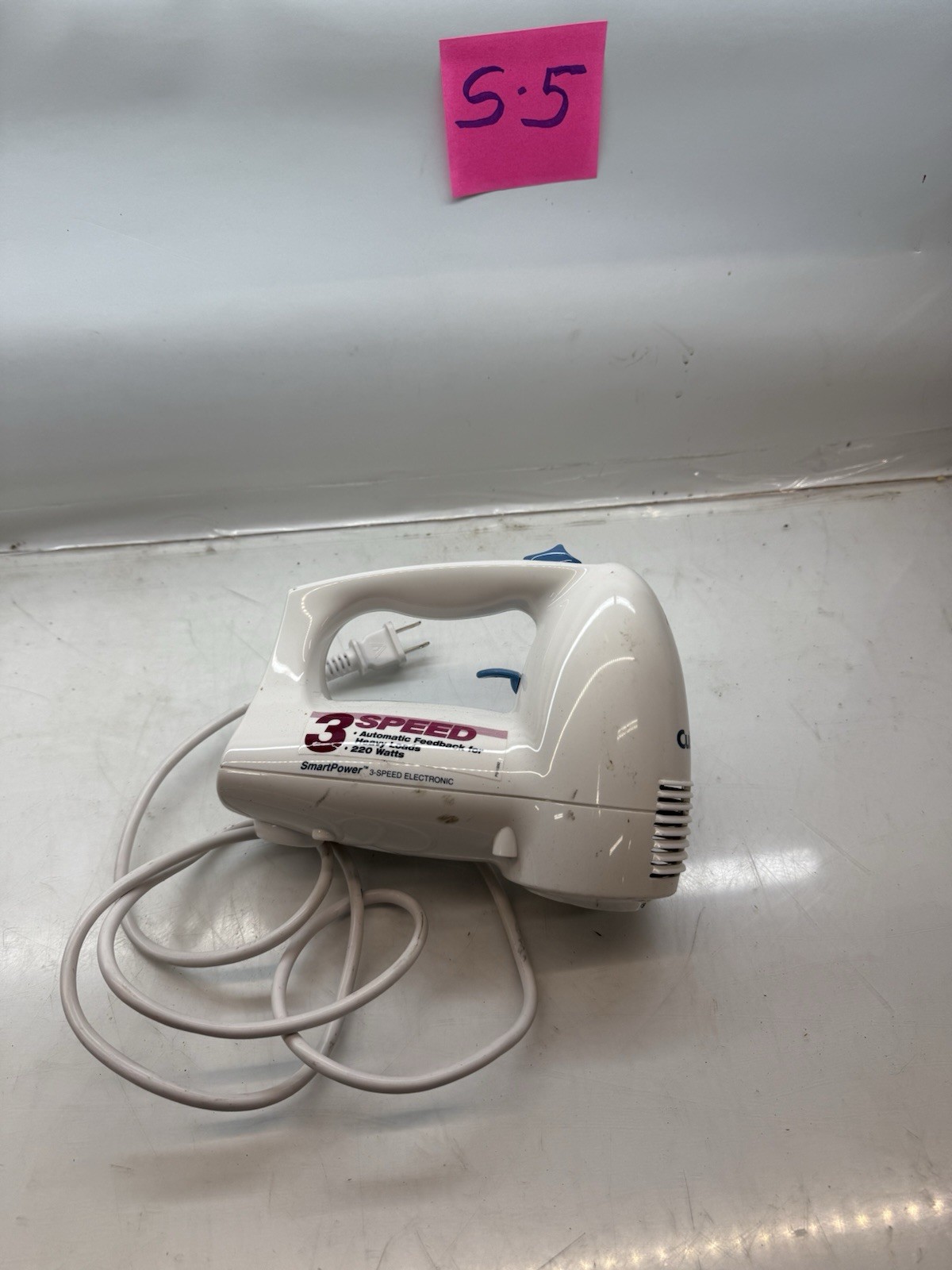 Cuisinart Smart Power 3 Speed Electronic Hand Mixer HTM-3TM Used