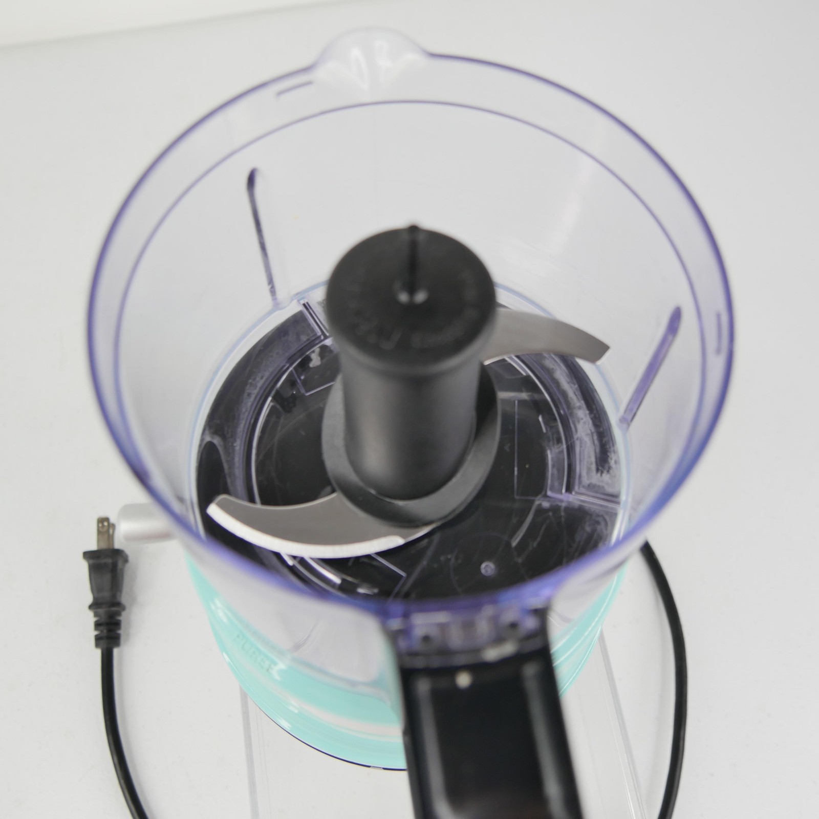 KitchenAid 3.5 Cup Mini Food Processor KFC3516AQ Aqua Blue Electric Chopper
