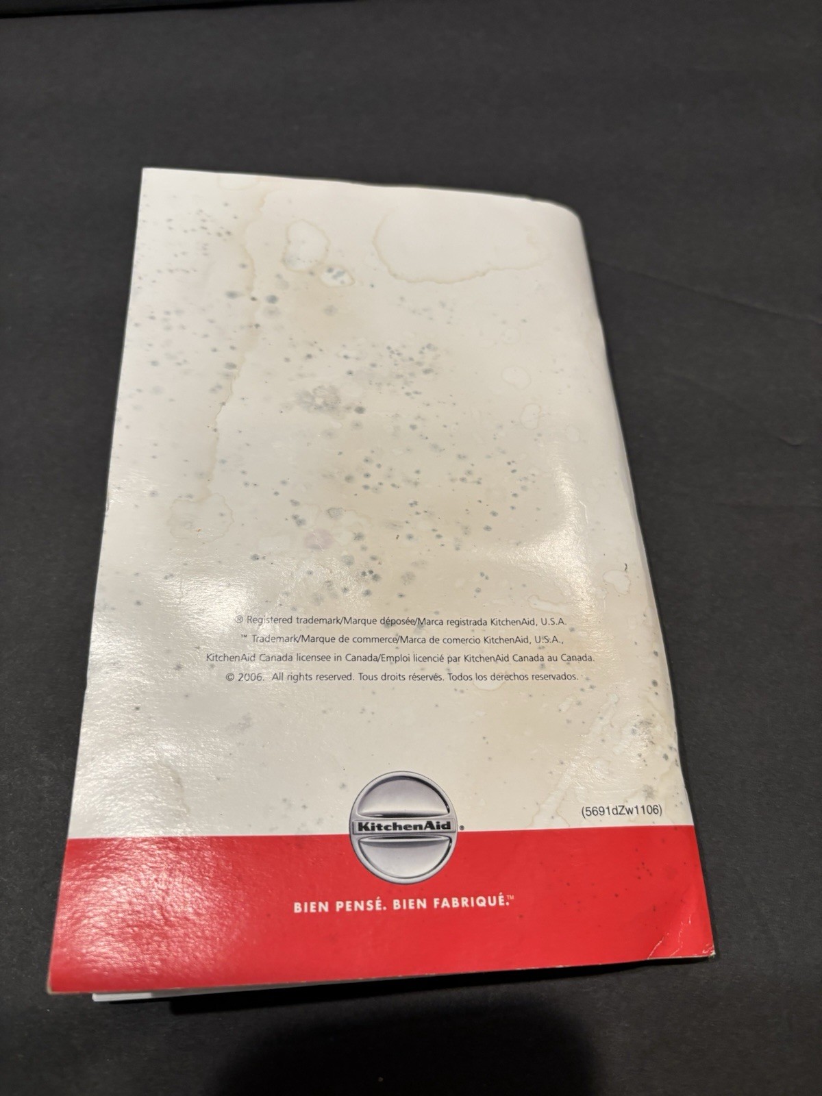 KitchenAid Food Processor Manual Only KFP710, KFP720, KFP730