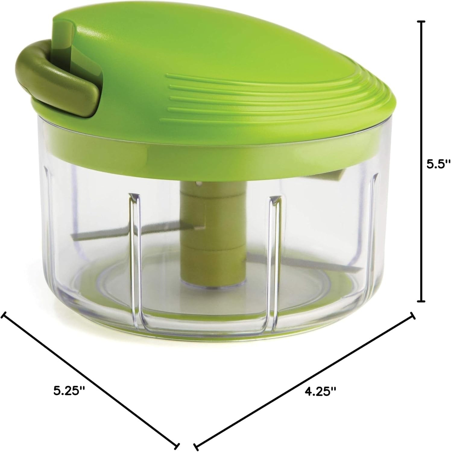 Effortless Manual Food Processor – 2-Cup Capacity