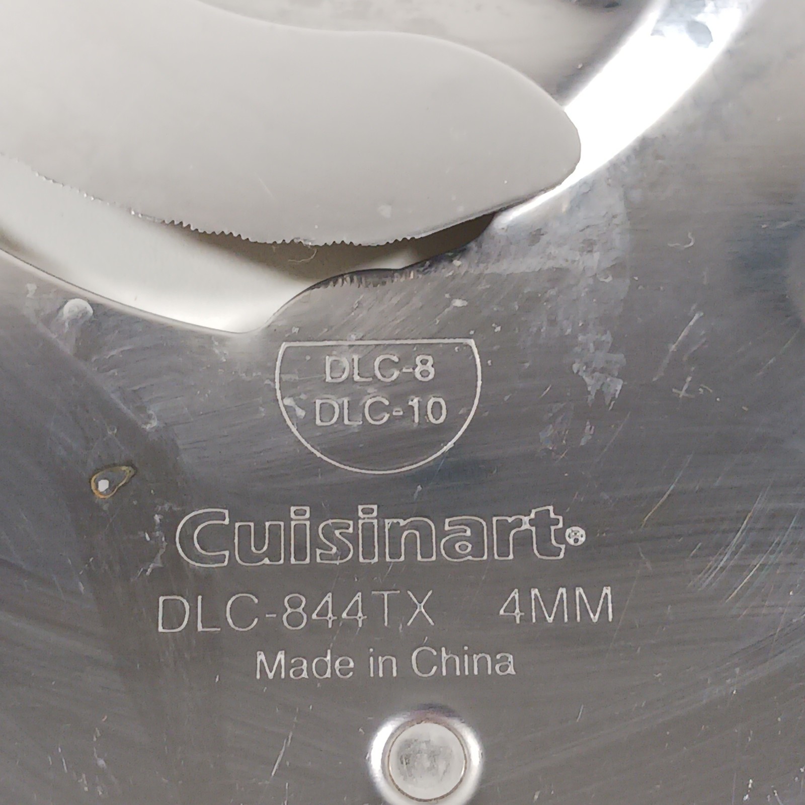 Cuisinart DLC-8 Food Processor Disc Blade Set of 7 Blades and Holder Stand