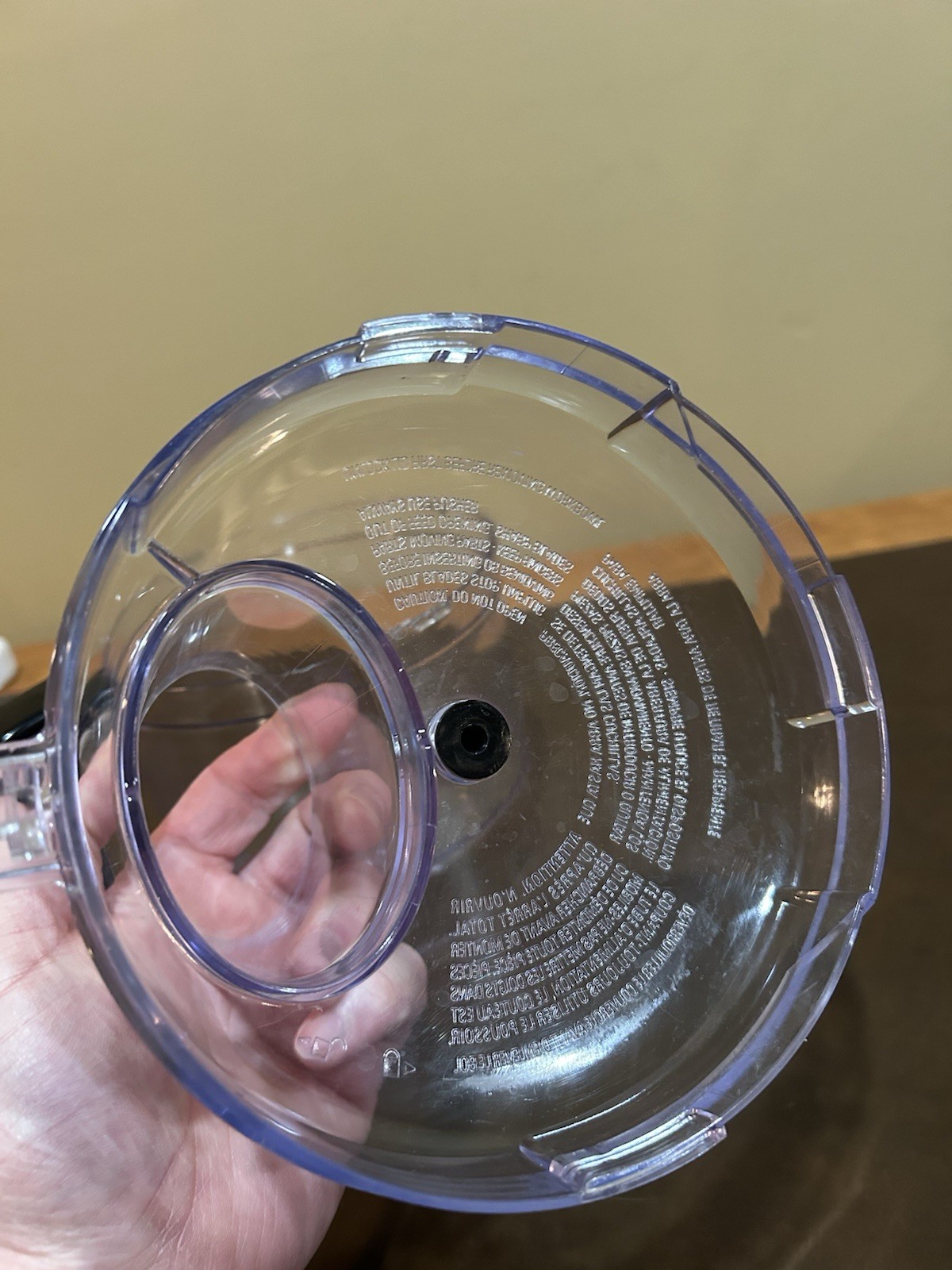 Cuisinart Food Processor Work Bowl Lid Feed Tube Replacement Set