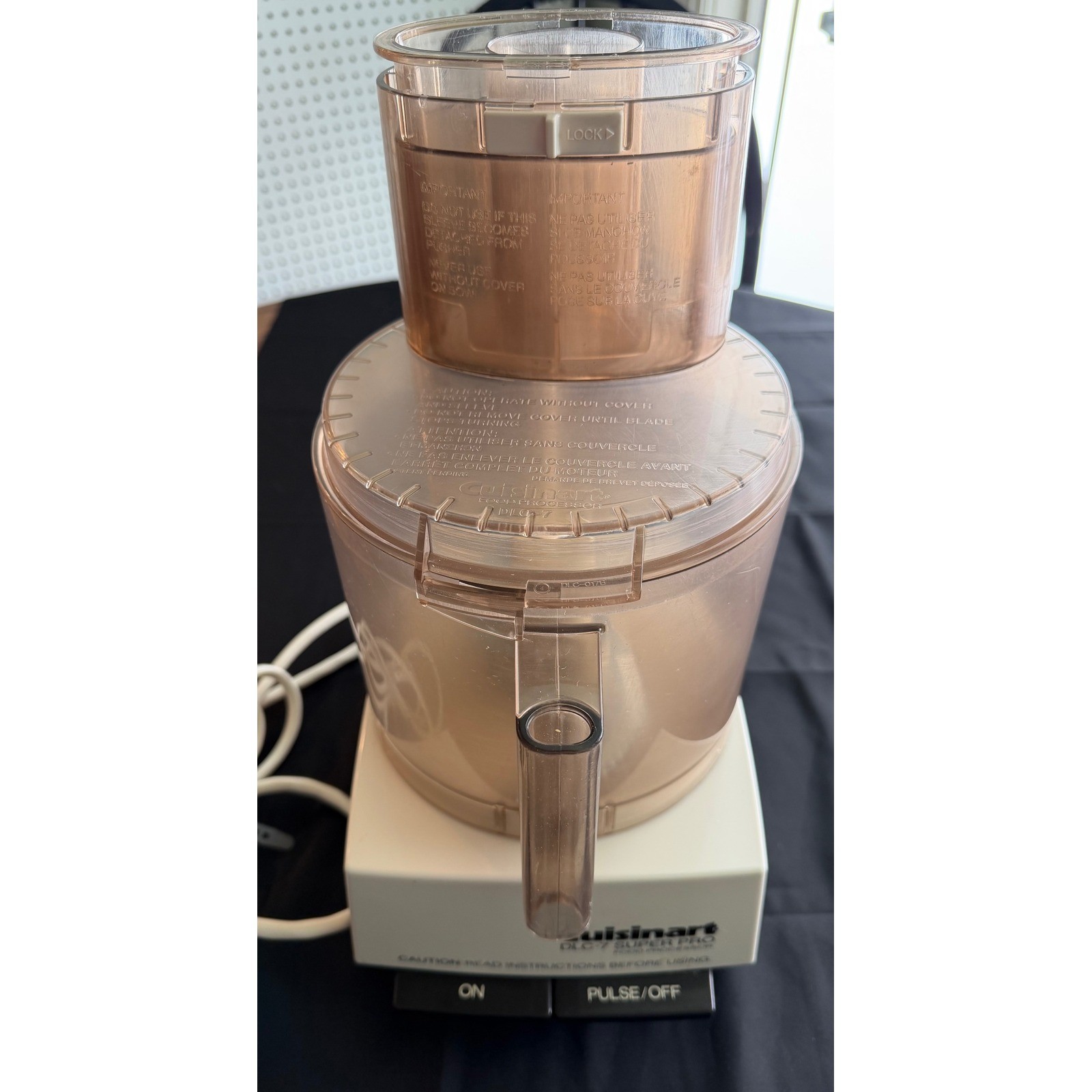 Cuisinart Vintage DLC7 Super Pro Food Processor TESTED WORKS