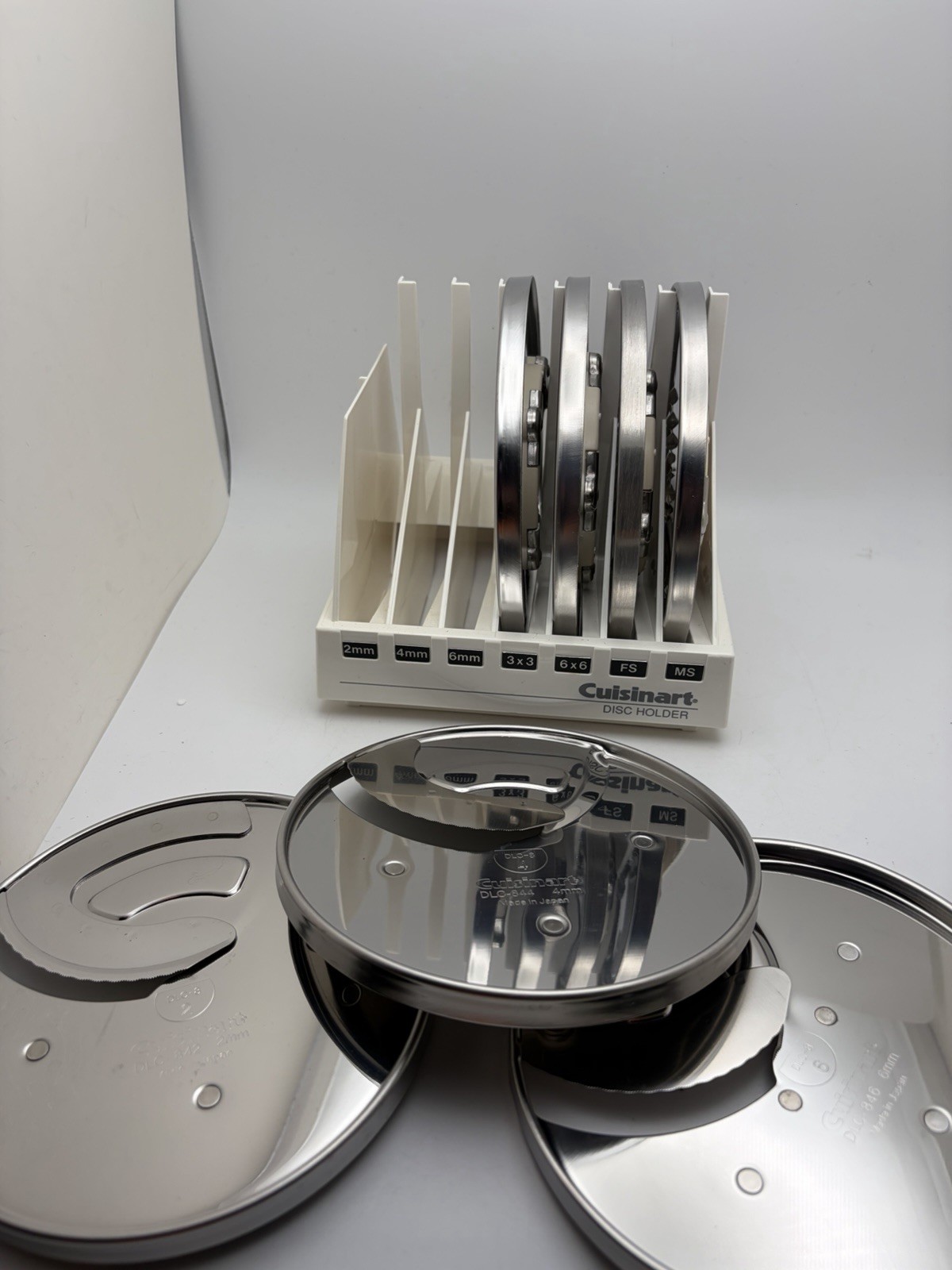 Cuisinart DLC 7 8 10 Food Processor Disc Blade Set of 7 Blades New Japan