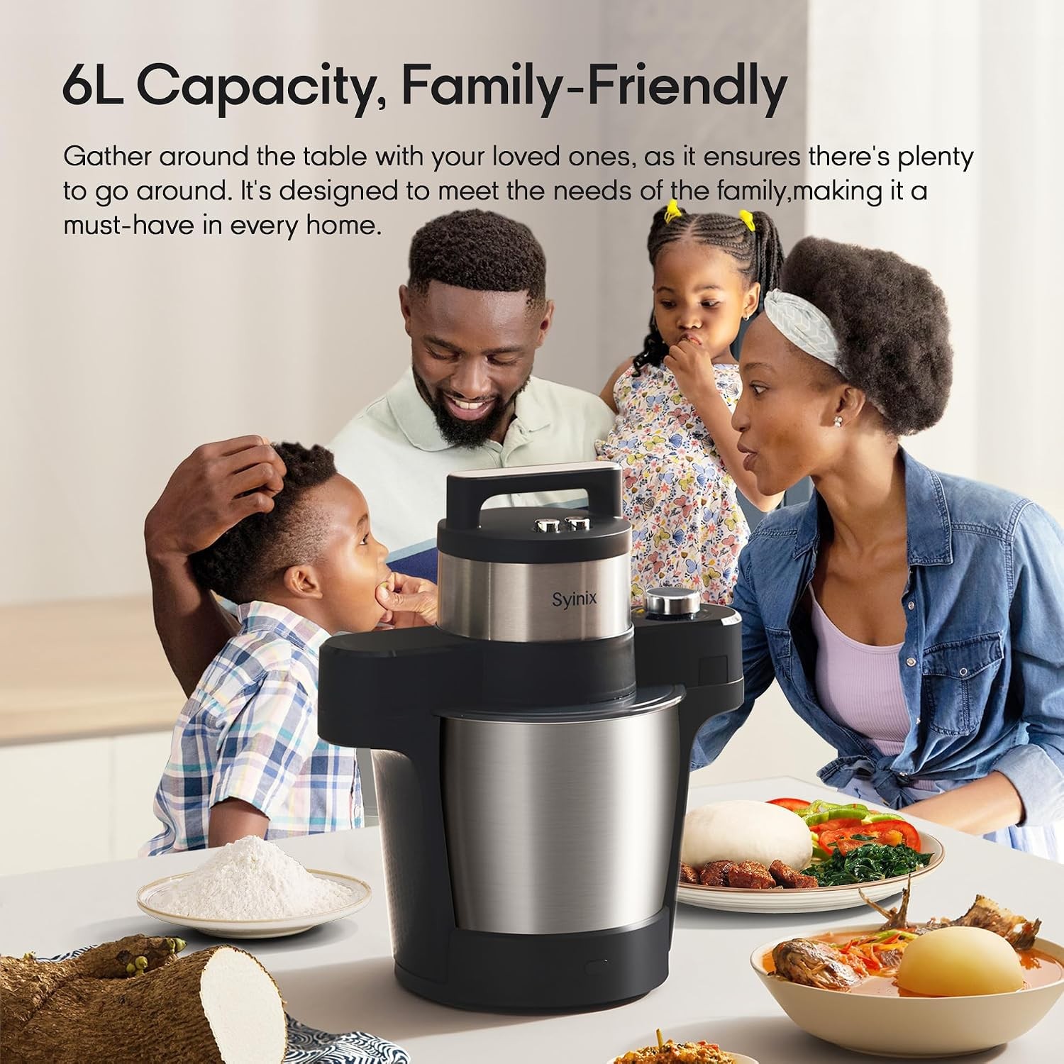 Swallow Maker Eco Semi Automatic Food Processor Food maker Fufu Machine for