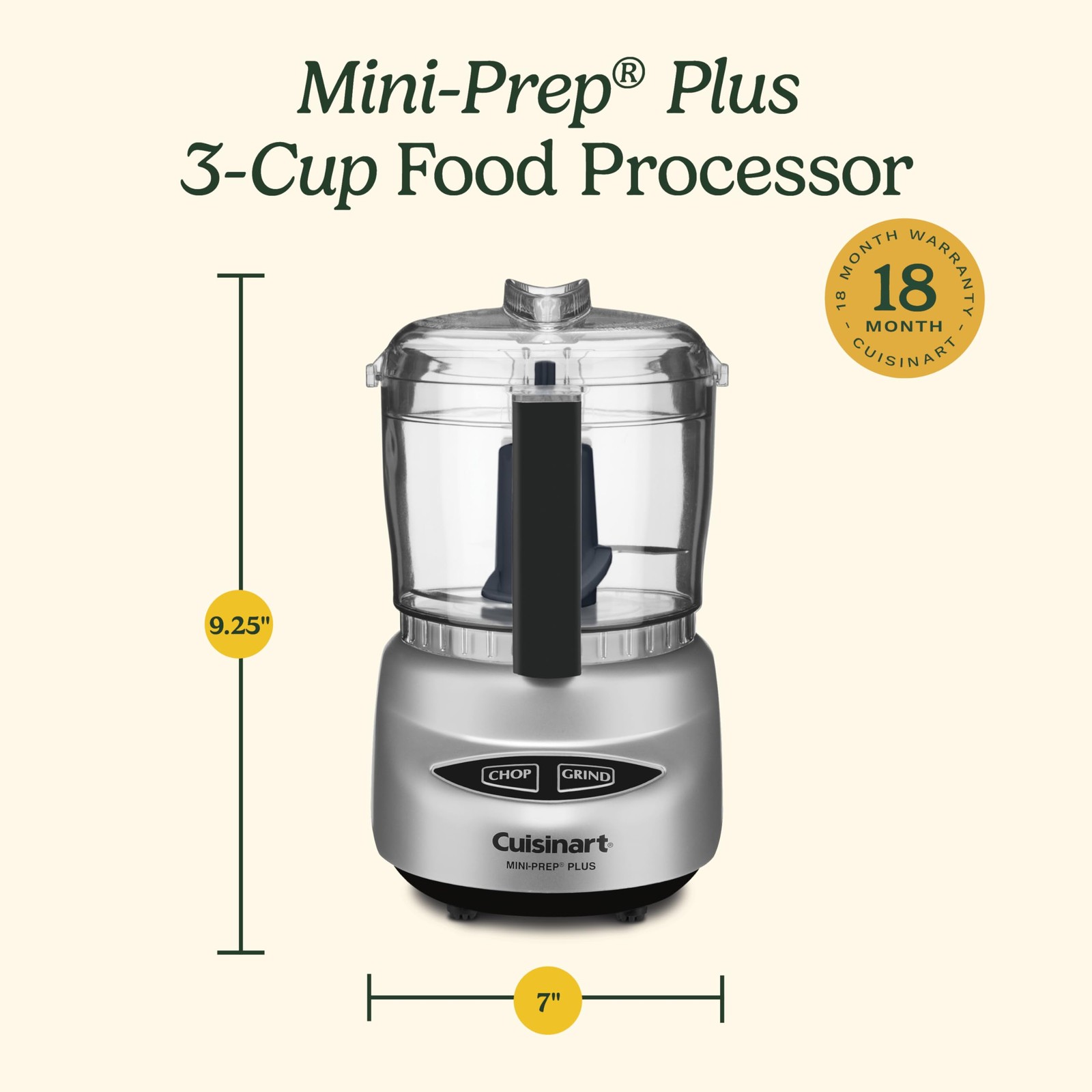 Cuisinart Mini Prep Plus Food Processor 24 Ounce Mini Food Processor to Chop