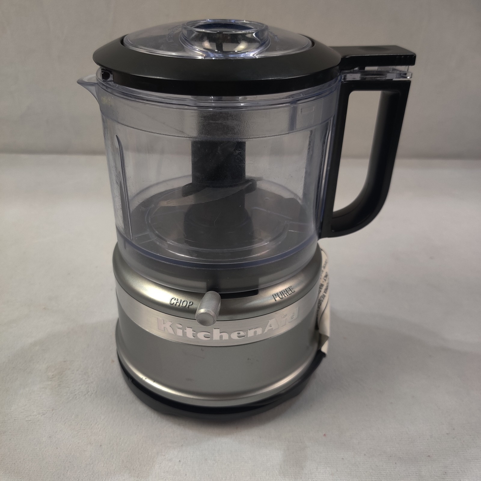 TESTED KitchenAid KFC3516CU 3.5 Cup Food Chopper Contour Silver GOOD CONDITION