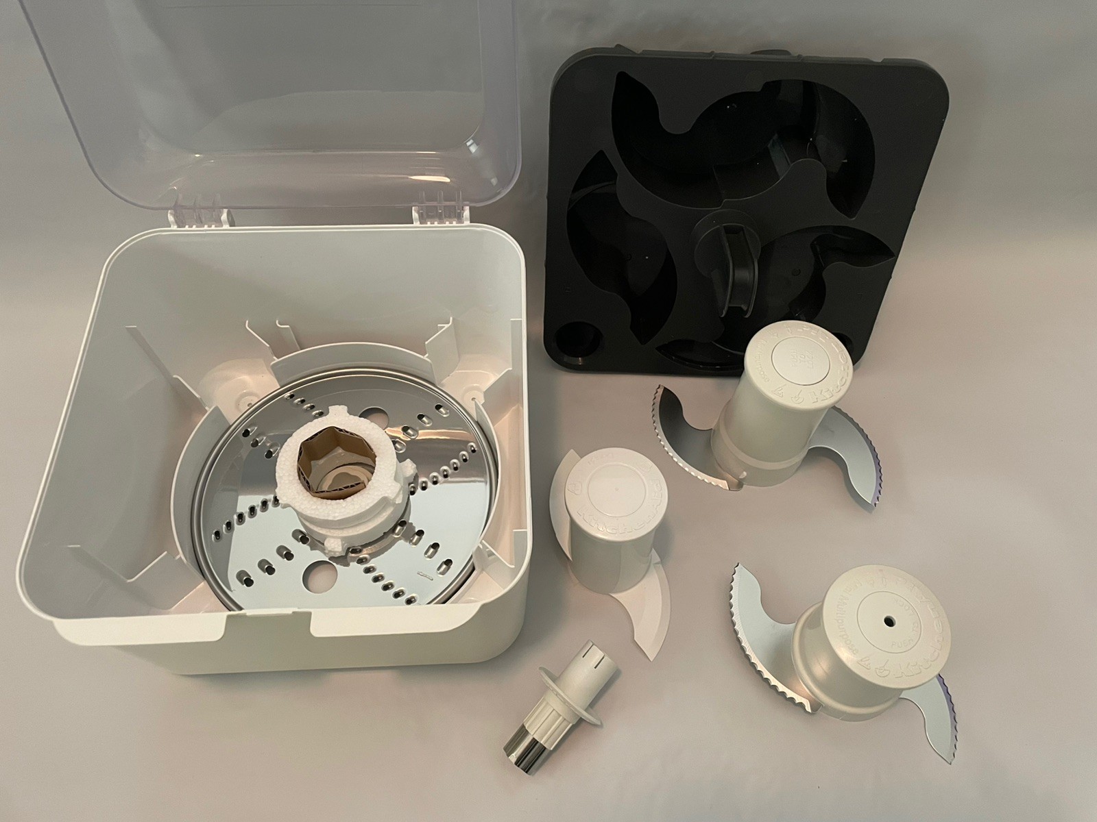 KitchenAid Food Processor Attachments Accessories blades W/ storage Caddy
