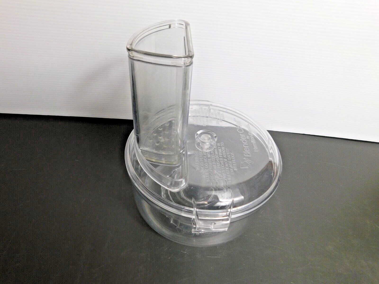 Hamilton Beach Blender Chef Food Processor Bowl, Lid, & Pusher 70900